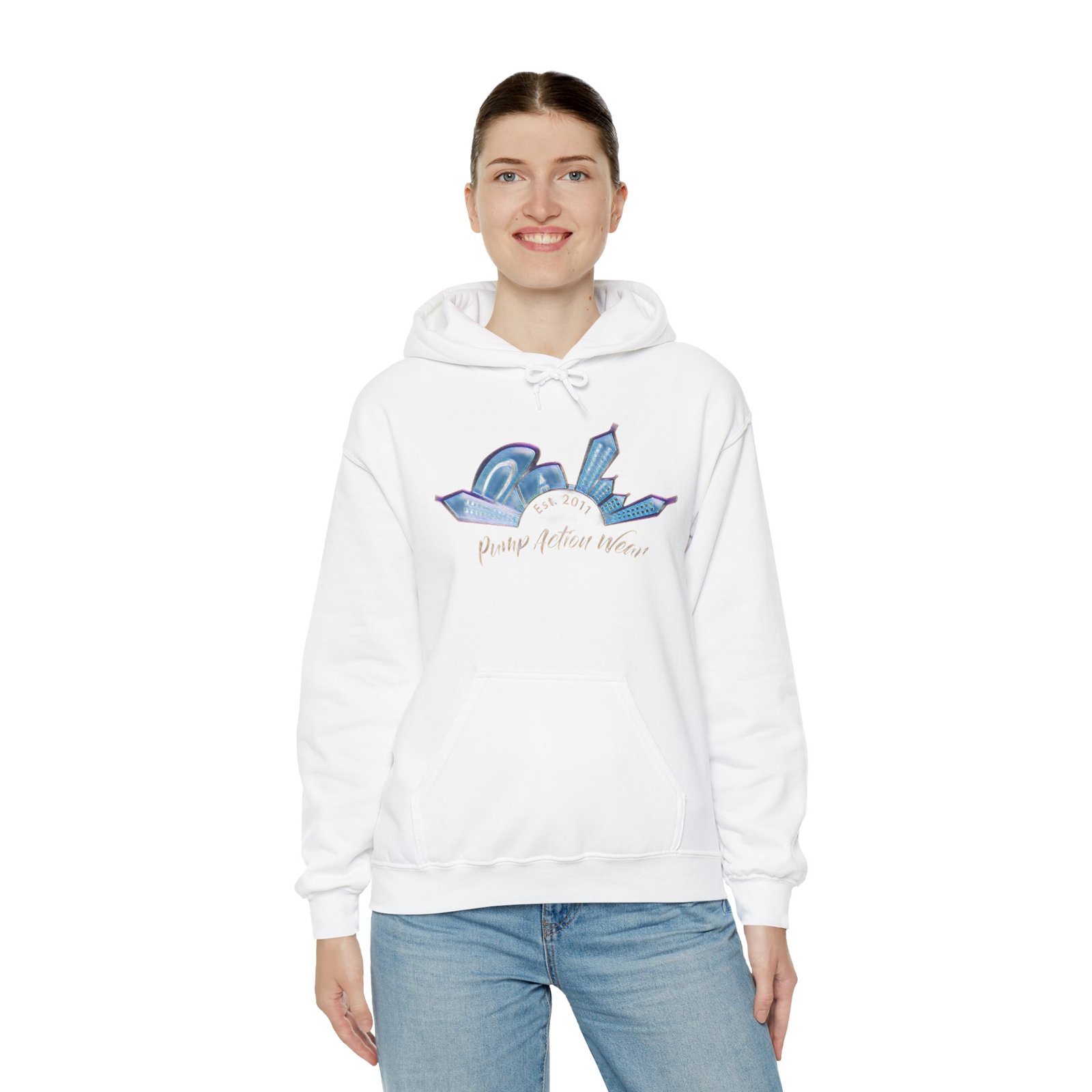 Hoodie • Peaceful Urban Skyline Graphic "Planet Urban Home" - Image 12