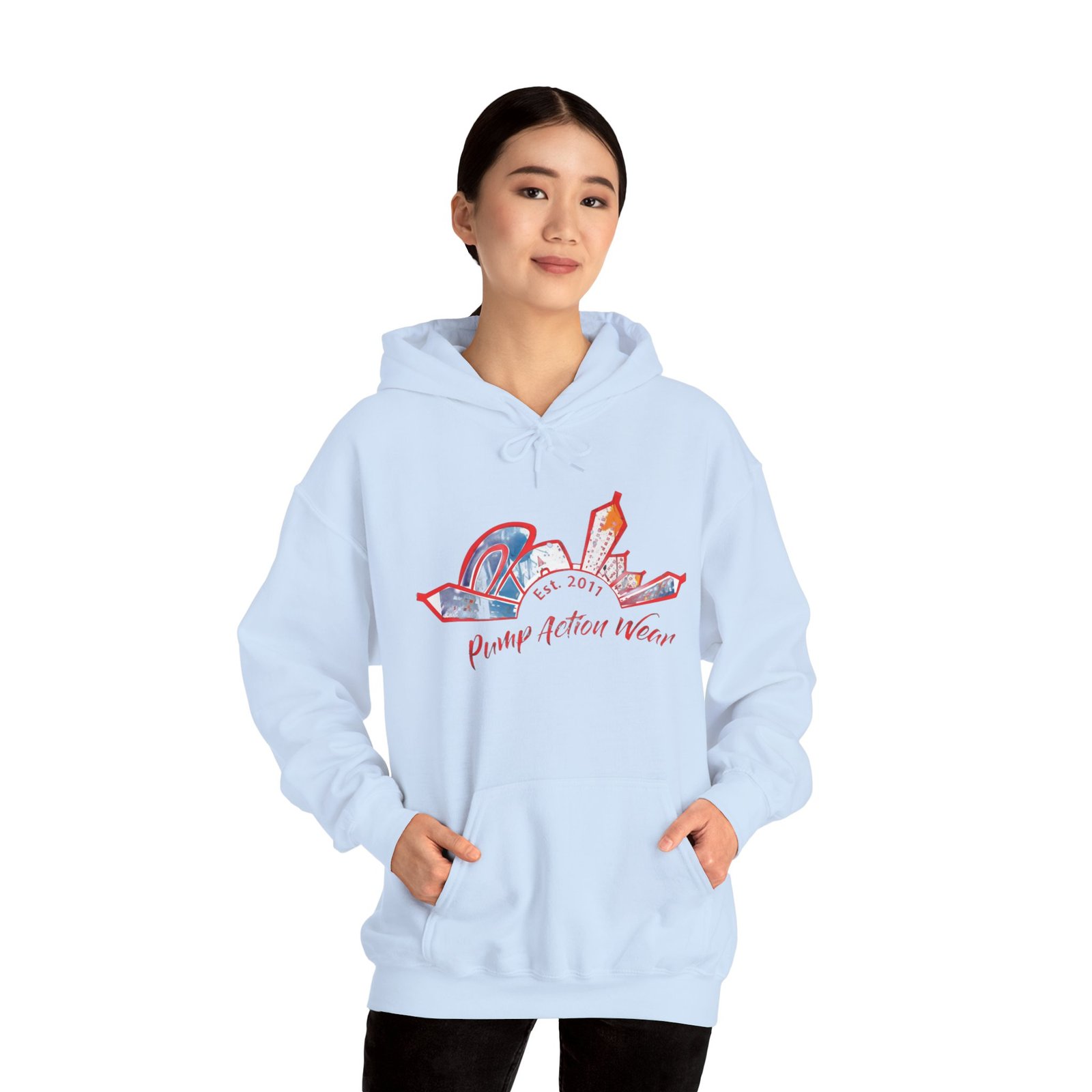 Hoodie — City Skyline “Plant Doctor Wear” Graphic Pullover - Image 3