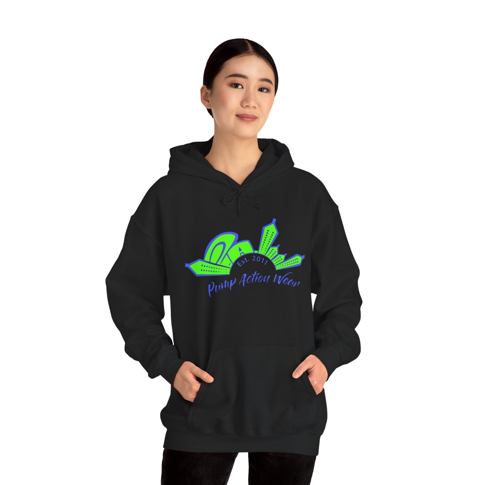 City Skyline Hoodie — "Plump Better Wear" Neon Graphic Streetwear - Image 14