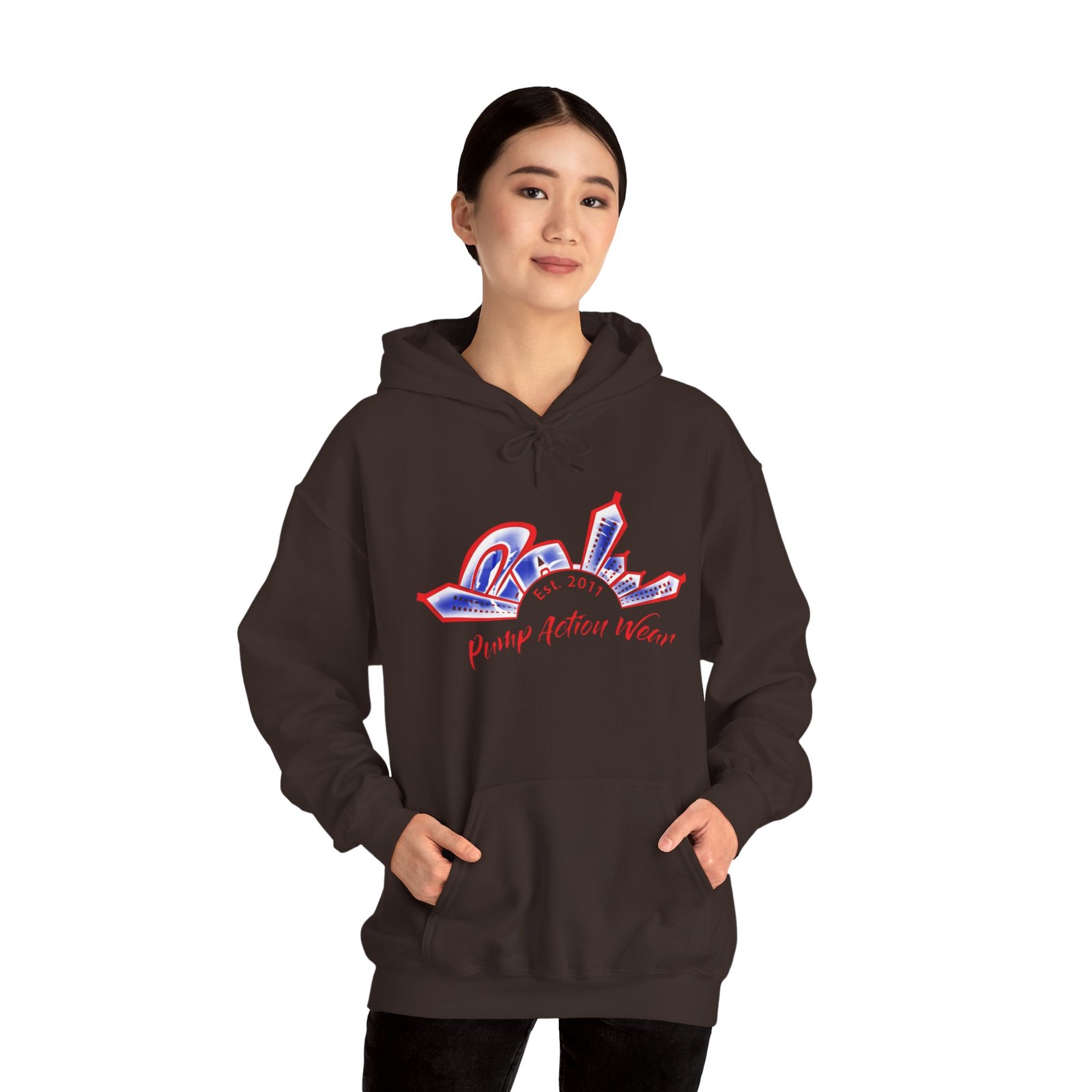 City Skyline Hoodie — 'Proud Detroit Wear' Retro Detroit Graphic Pullover - Image 26