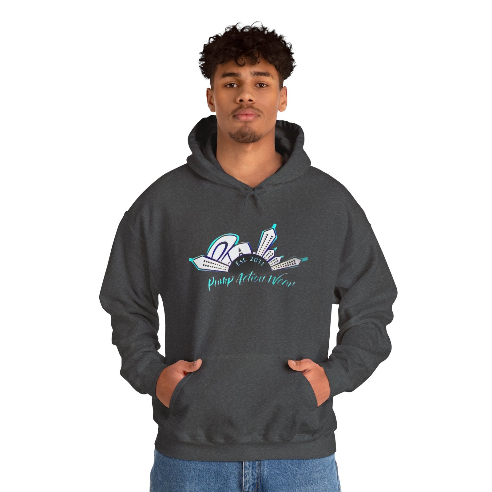 City Skyline Hoodie – "Pushing Detroit Motors" Graphic Hooded Sweatshirt - Image 23