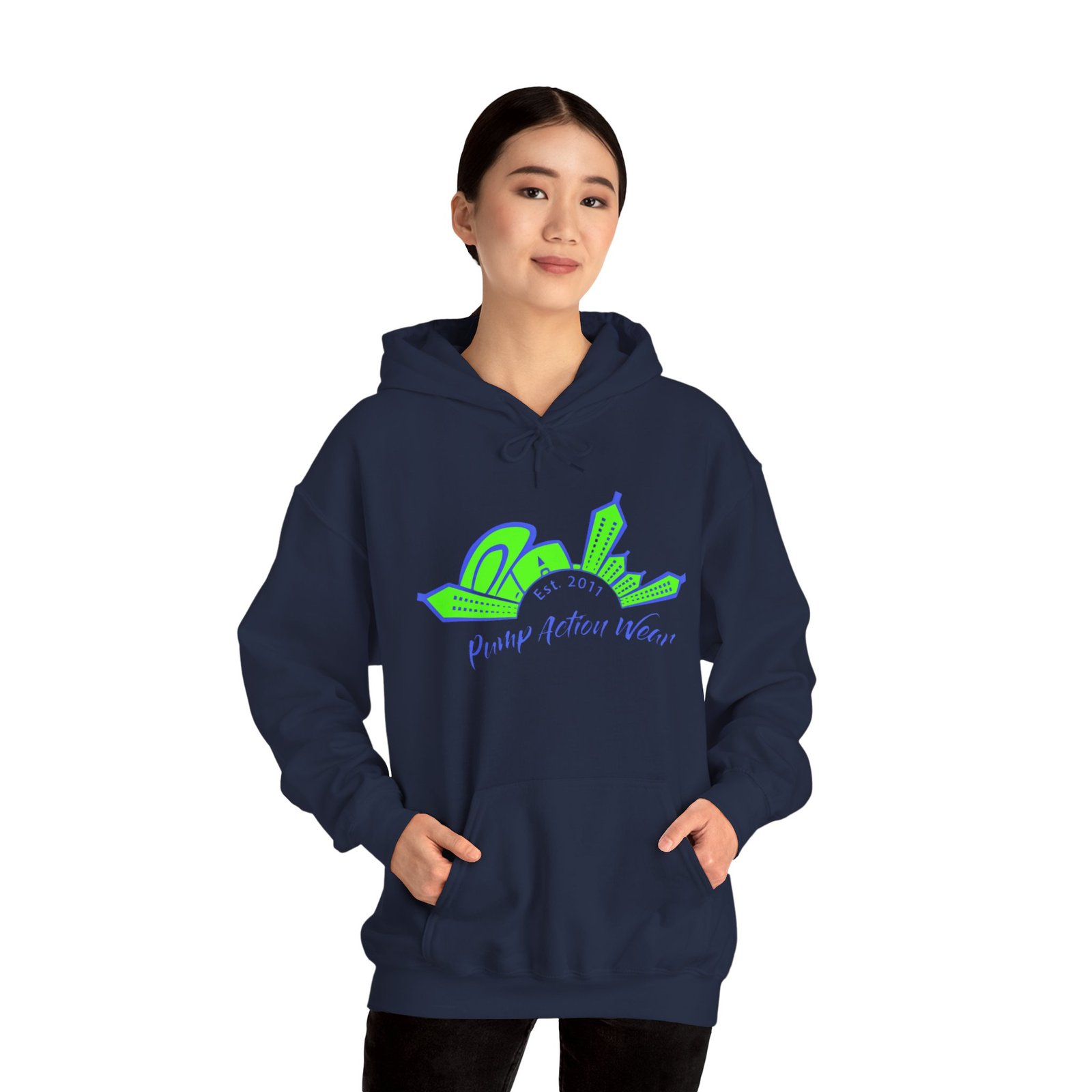 City Skyline Hoodie — "Plump Better Wear" Neon Graphic Streetwear - Image 42