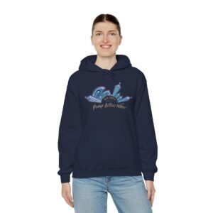Hoodie • Peaceful Urban Skyline Graphic "Planet Urban Home"