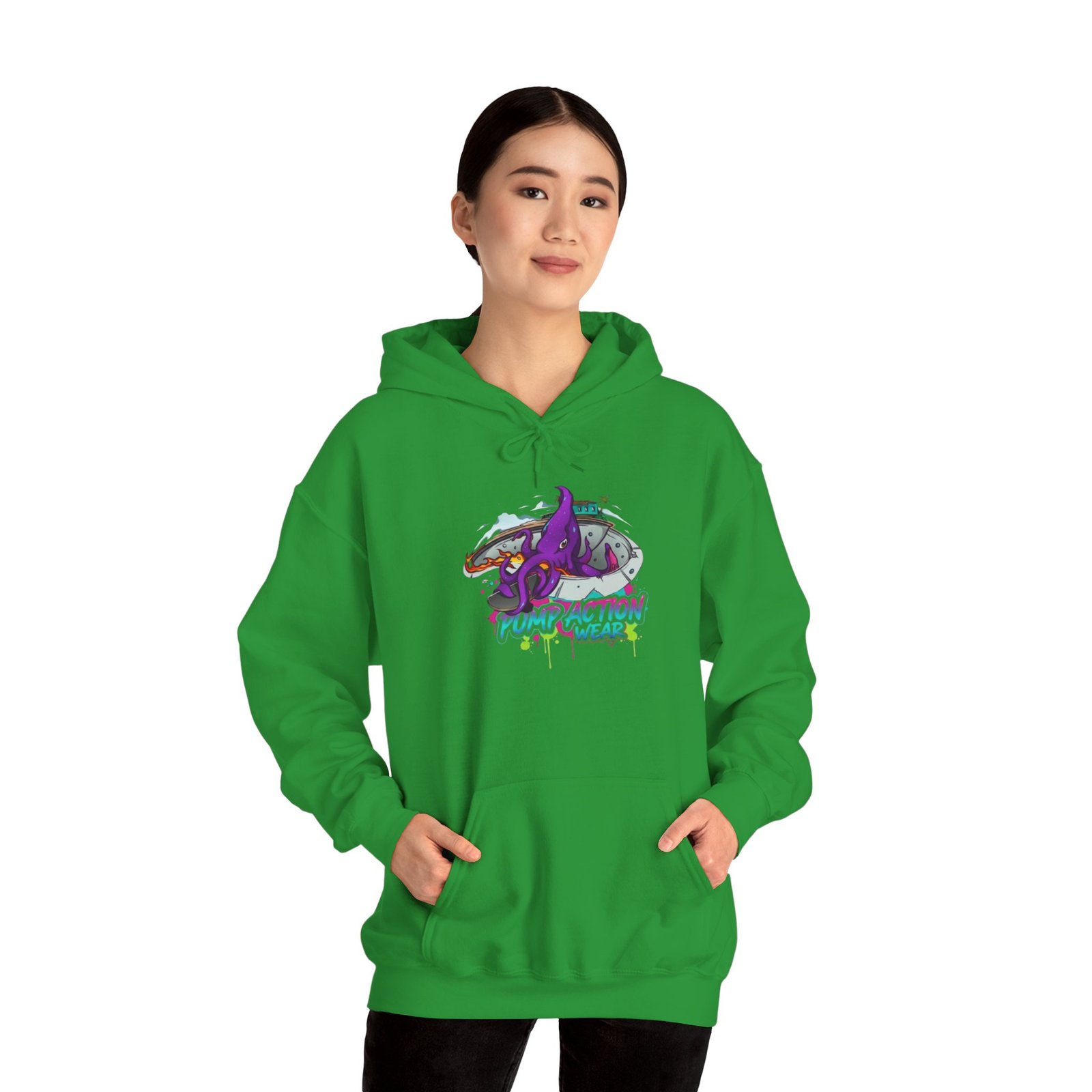 Pump Action Wear Hoodie 01 — Pullover - Image 30