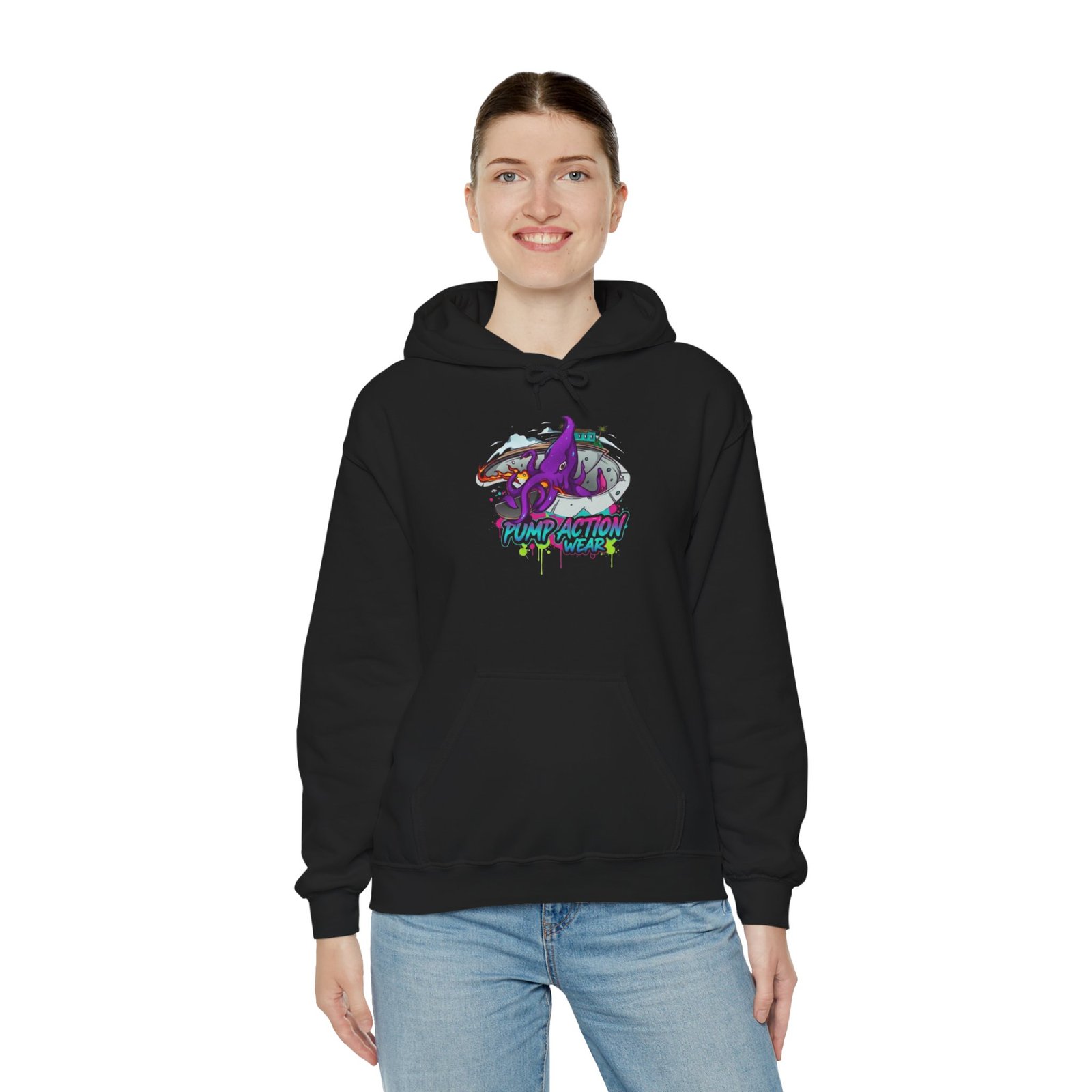 Pump Action Wear Hoodie 01 — Pullover - Image 4