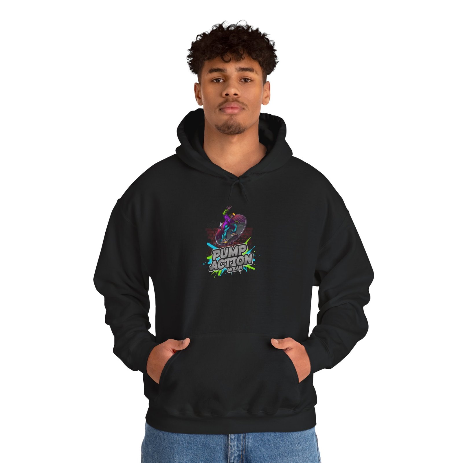 Pump Action Wear Hoodie 03 — Pullover - Image 3
