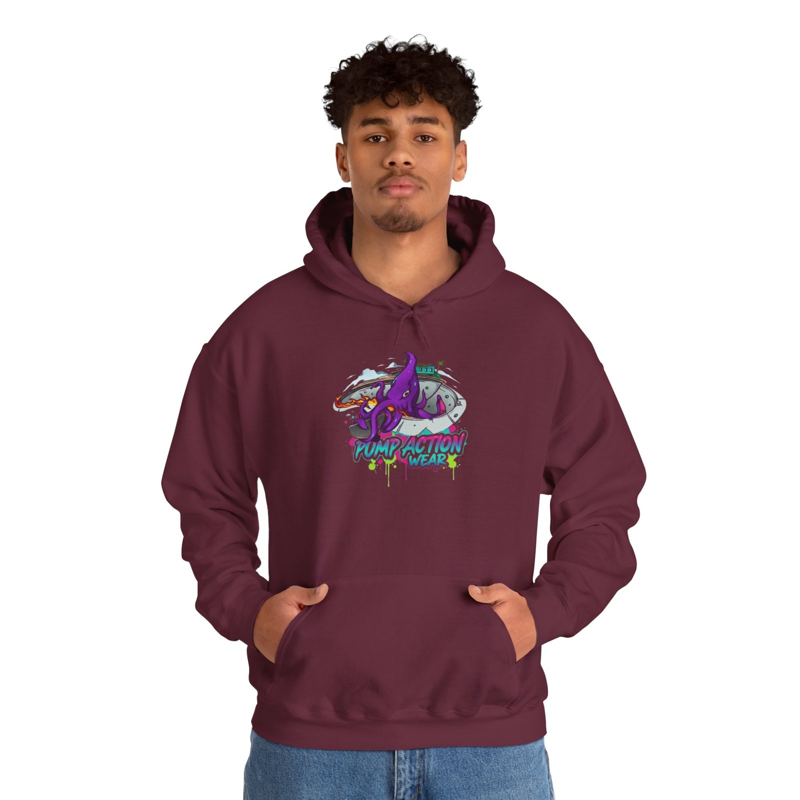 Pump Action Wear Hoodie 01 — Pullover - Image 11