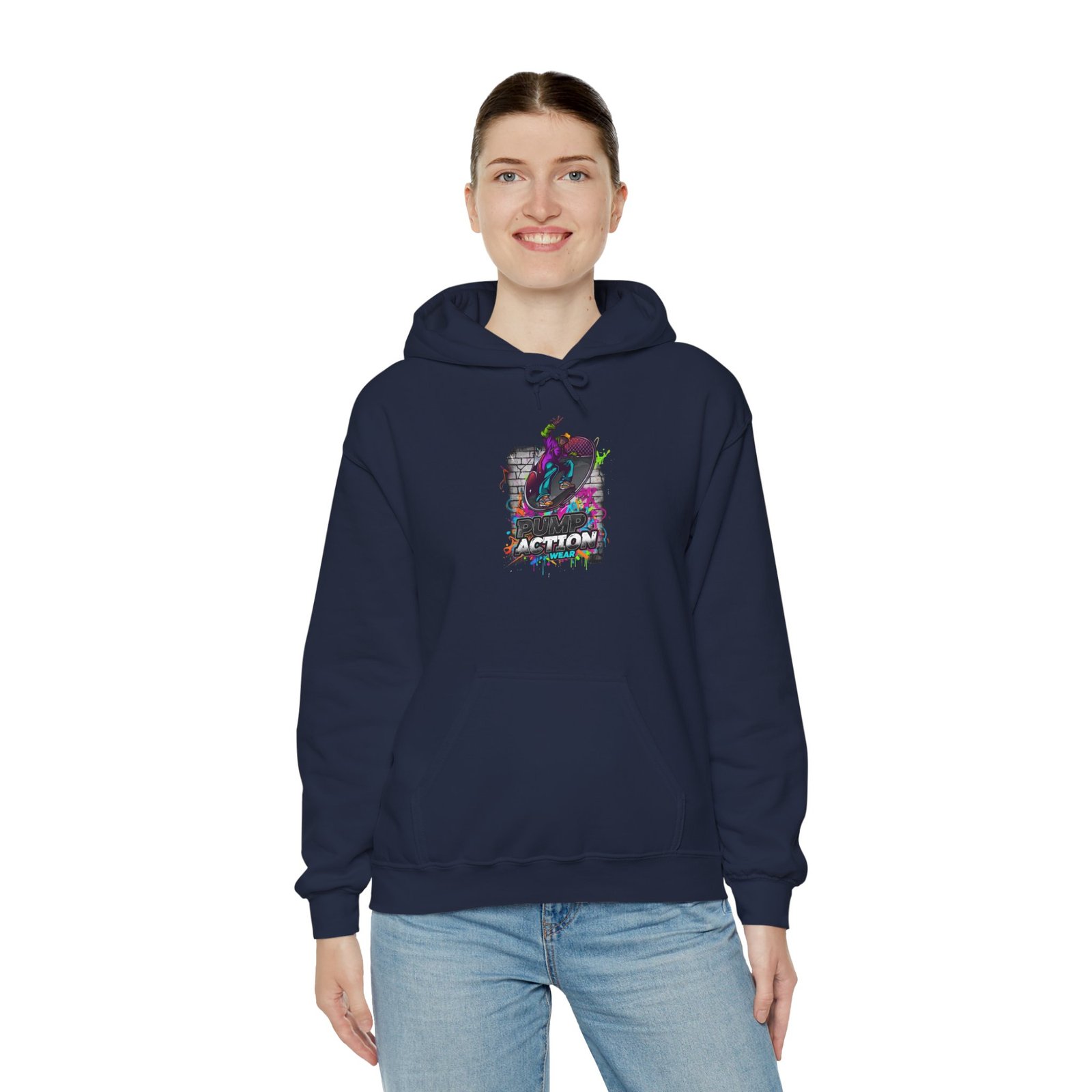 Copy of Pump Action Wear Hoodie — Vintage Gunshop Logo Pullover - Image 48