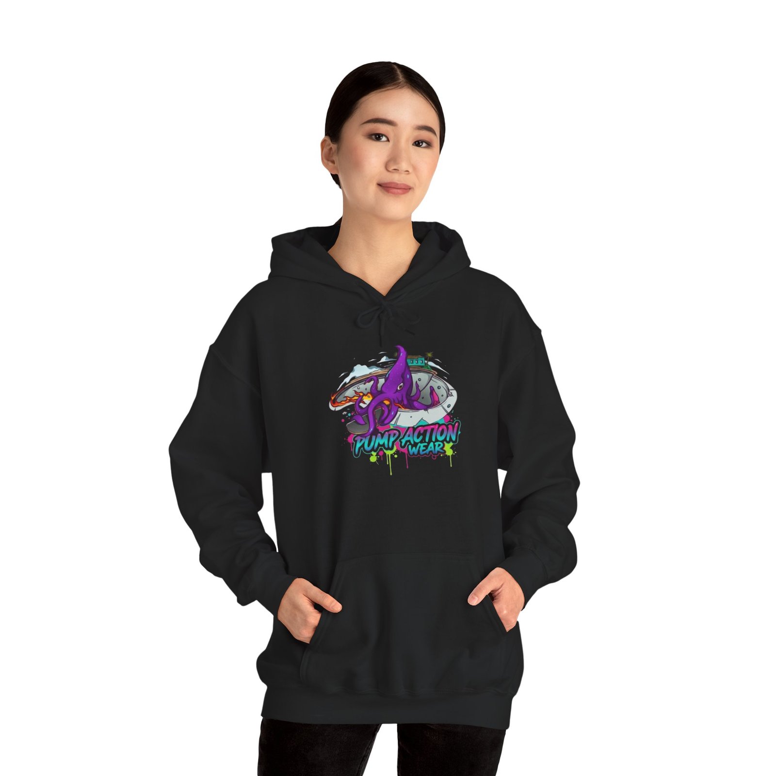 Pump Action Wear Hoodie 01 — Pullover - Image 2