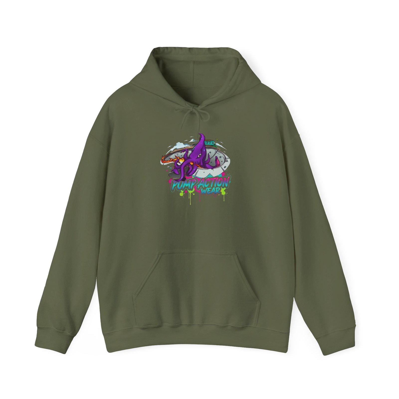 Pump Action Wear Hoodie 01 — Pullover - Image 17
