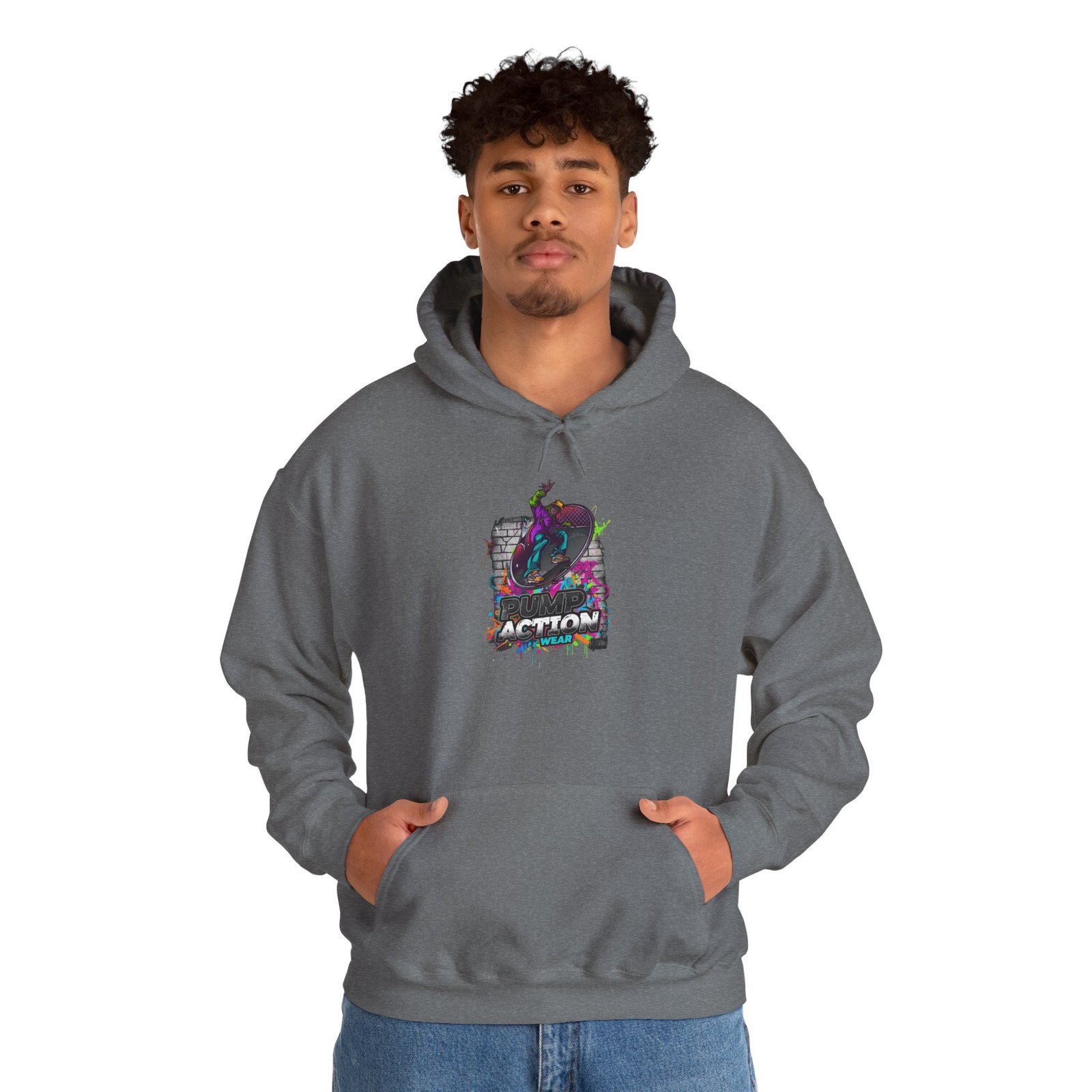 Copy of Pump Action Wear Hoodie — Vintage Gunshop Logo Pullover - Image 27