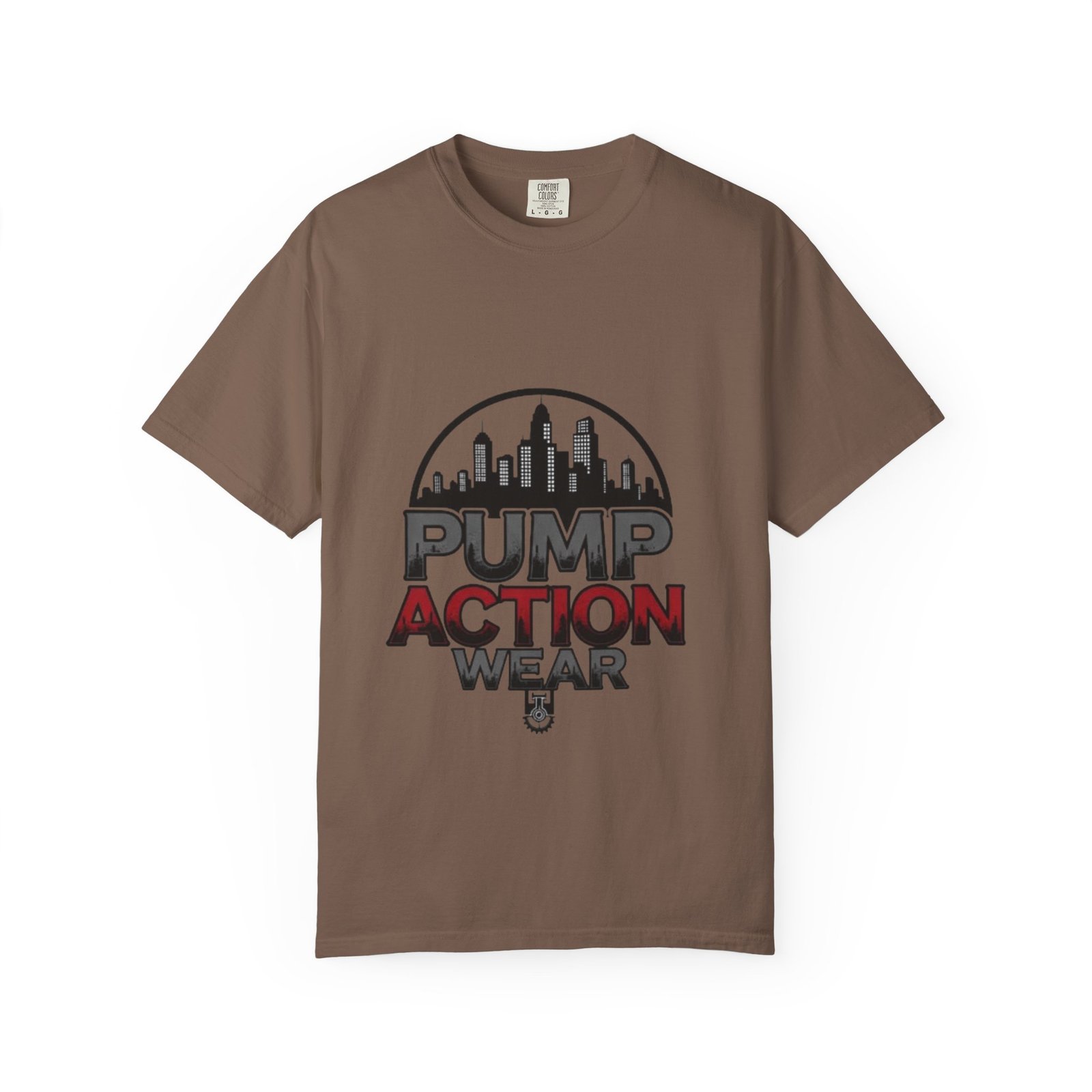 Pump Action Wear Skyline T-Shirt — Urban Streetwear Graphic Tee - Image 13