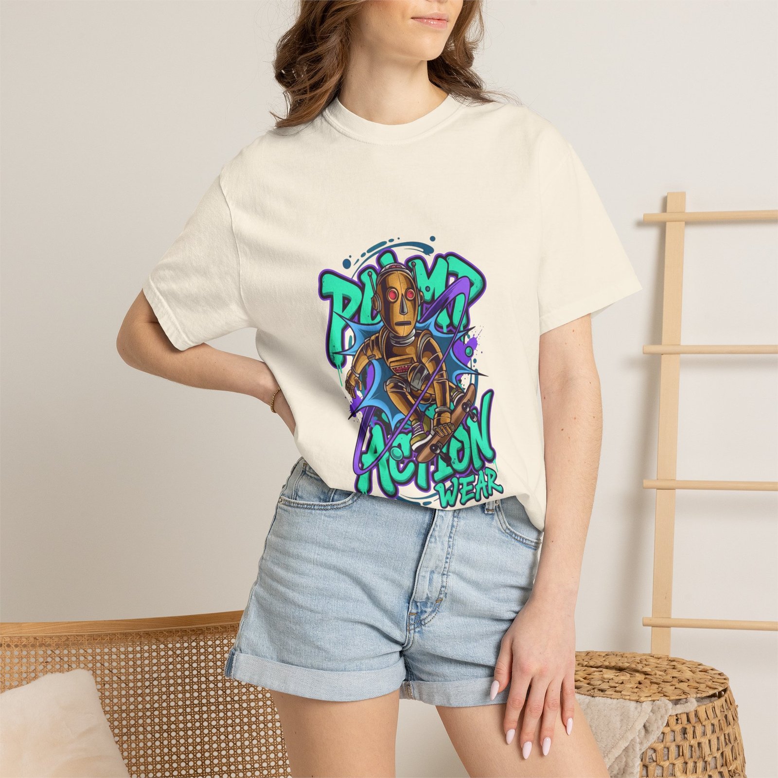 Streetwear T-Shirt — "Playa Action Wear" Graphic Tee (Urban Graffiti Style) - Image 12