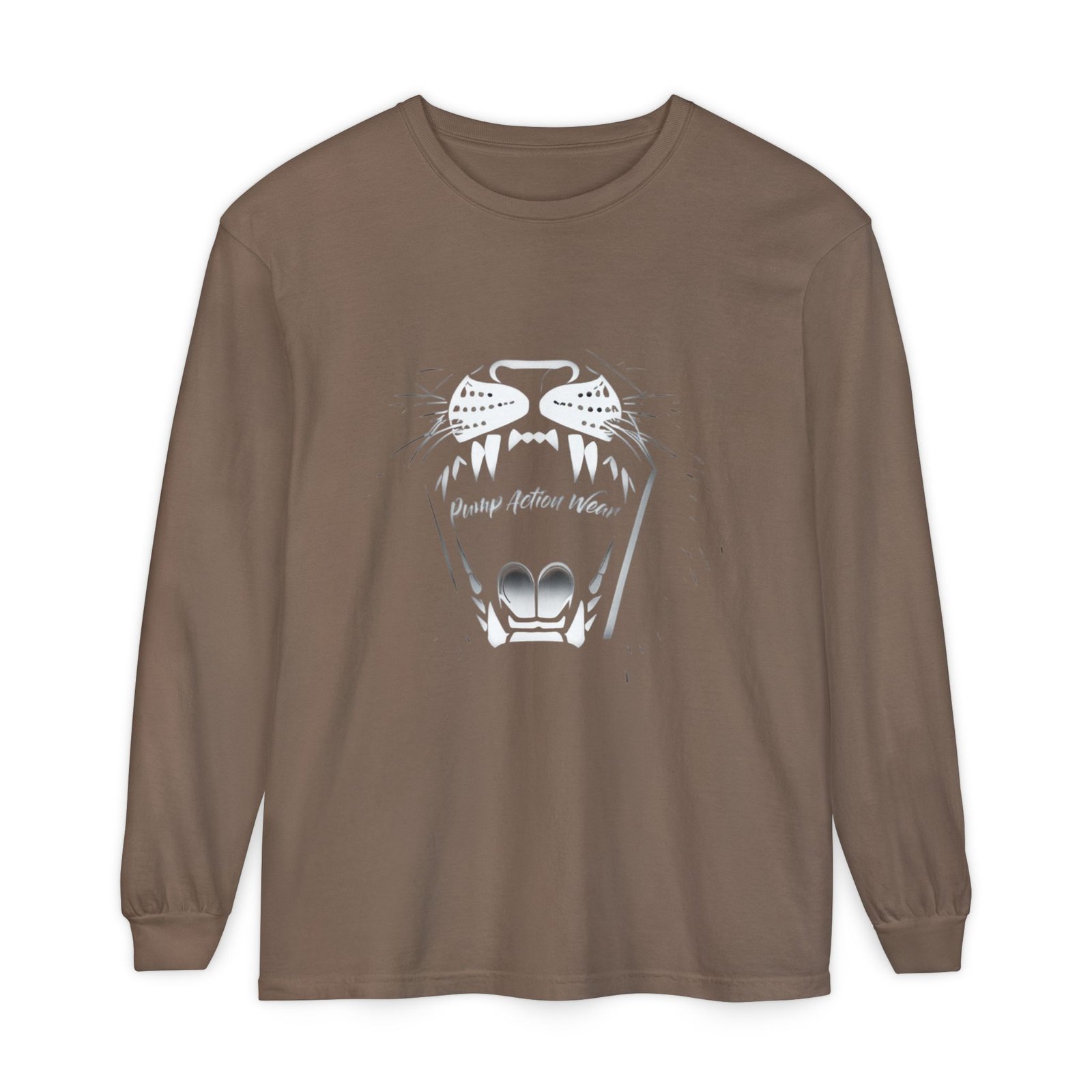 Long Sleeve T‑Shirt — Minimal Tiger Face Graphic - Image 25