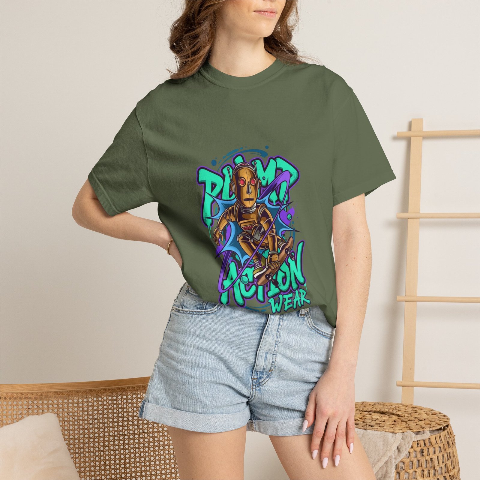 Streetwear T-Shirt — "Playa Action Wear" Graphic Tee (Urban Graffiti Style) - Image 28