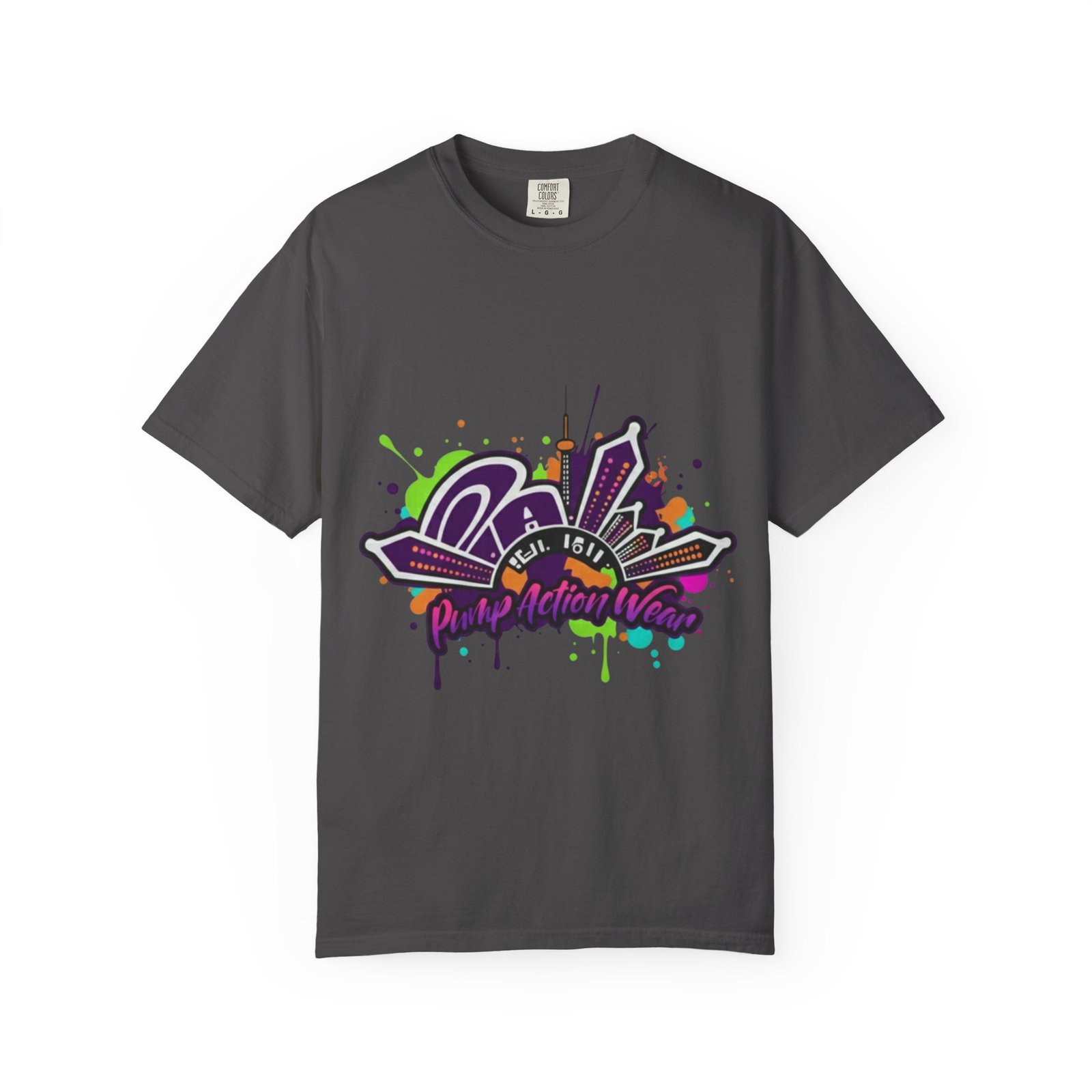 T-Shirt — Retro Graffiti 'Party All Night' Graphic Tee - Image 37