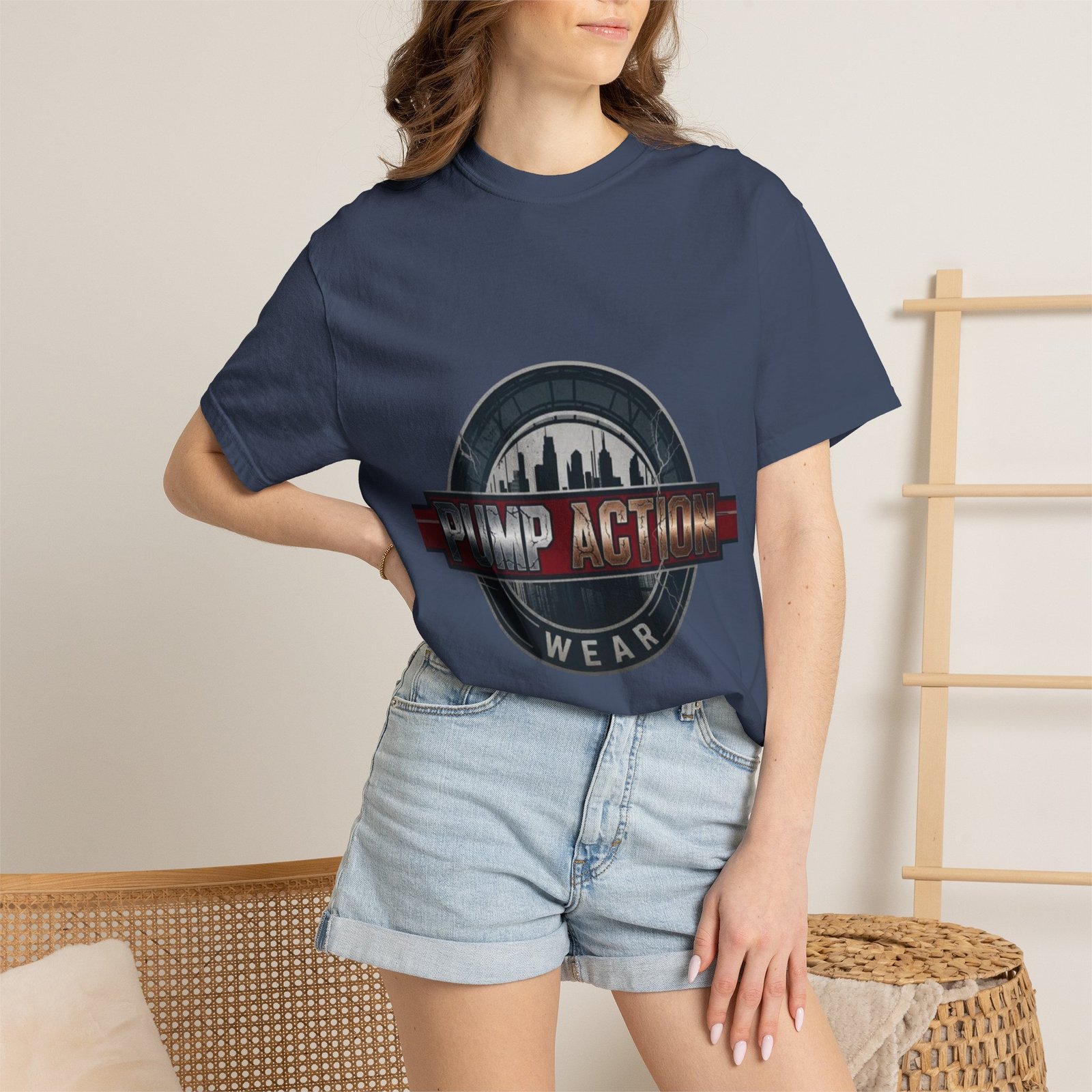 Pump Action Wear Logo T‑Shirt — Urban Fitness Gym Tee - Image 40
