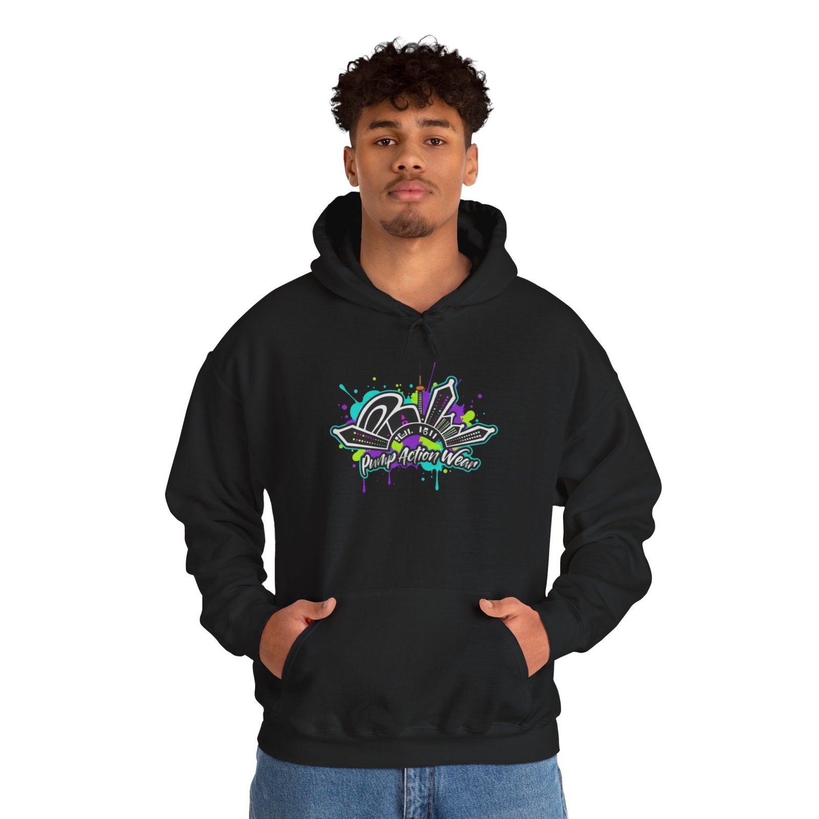 Pump Action Wear Hoodie 13 — Pullover - Image 3