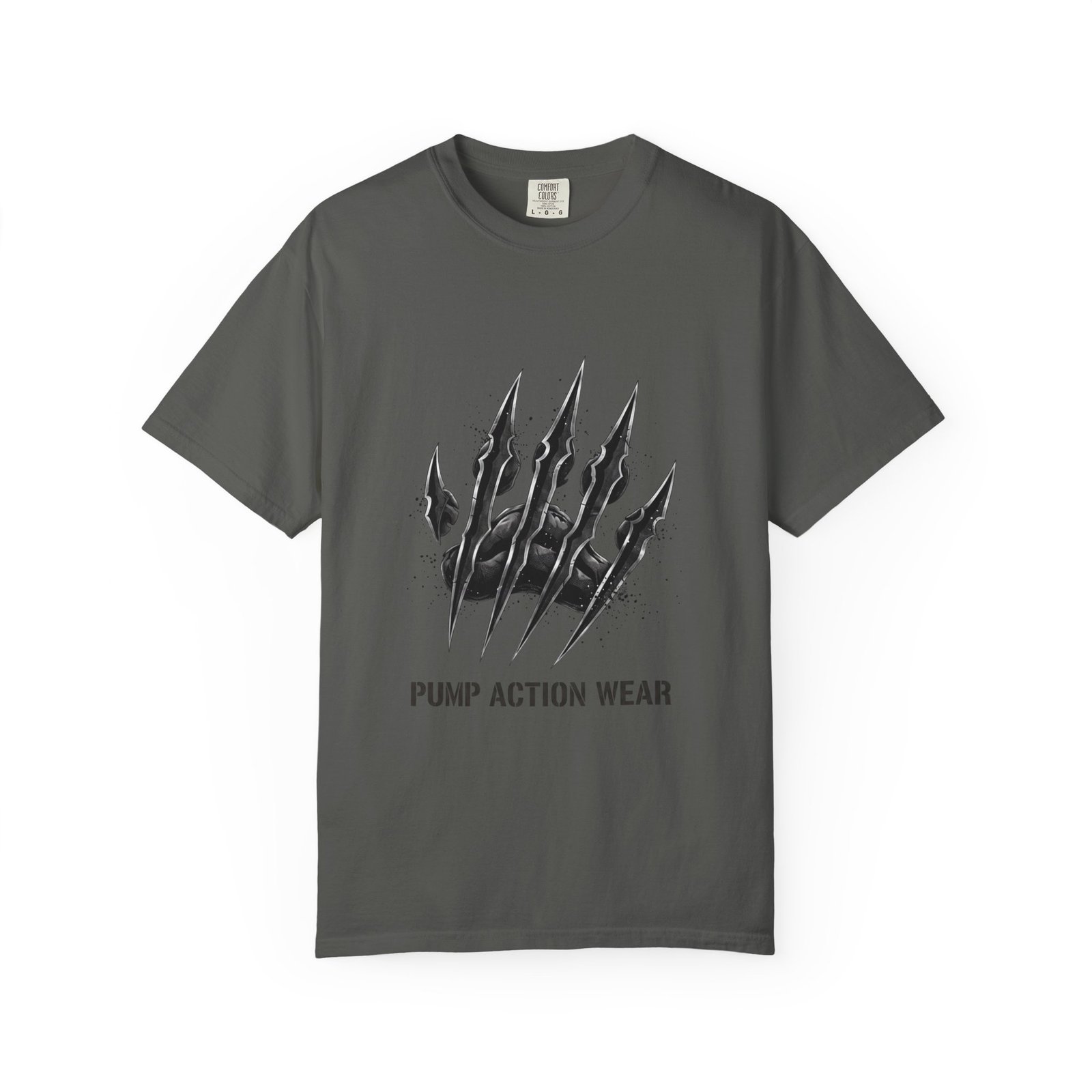 Pump Action Wear Graphic T-Shirt — Tactical Claw Logo Tee - Image 17