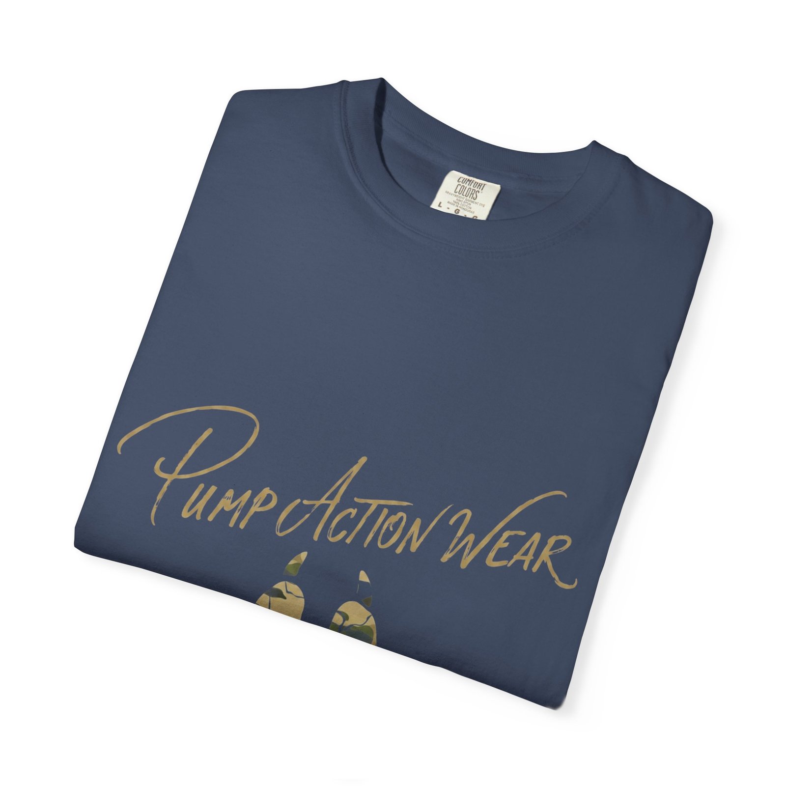 Paw Camo Tee — "Pump Action Wear" Graphic T-Shirt - Image 39