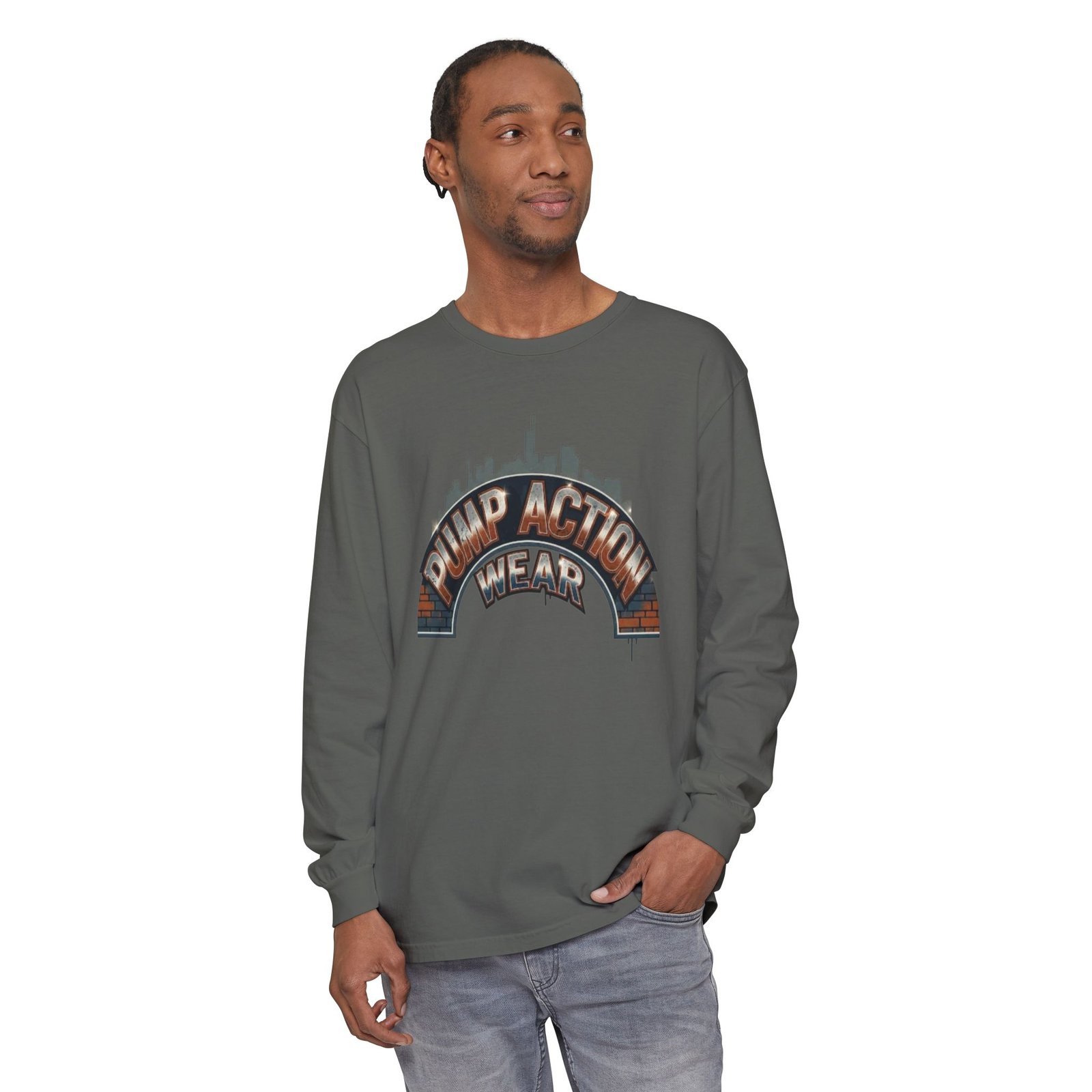 Pump Action Wear Skyline Long Sleeve Tee - Image 35