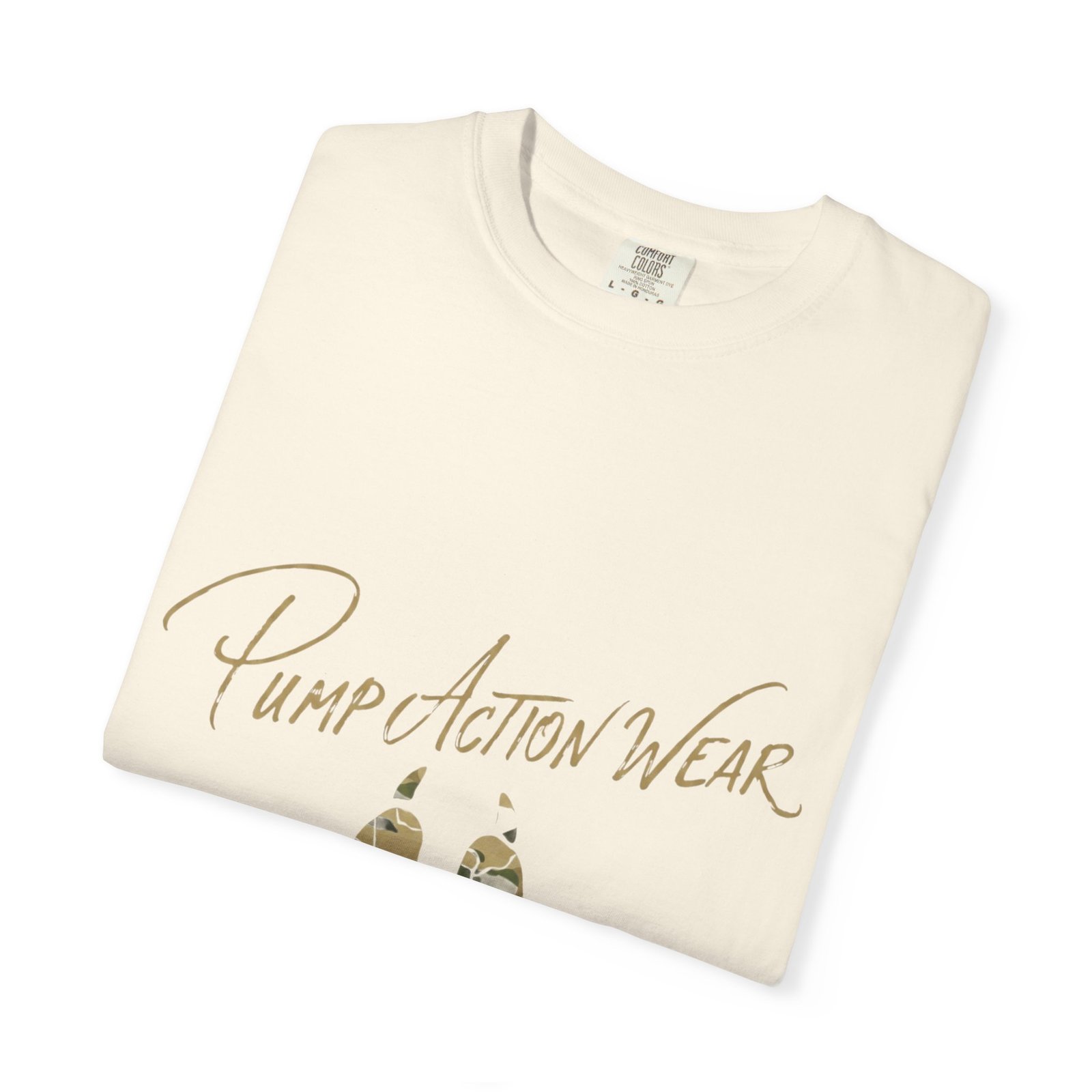 Paw Camo Tee — "Pump Action Wear" Graphic T-Shirt - Image 11