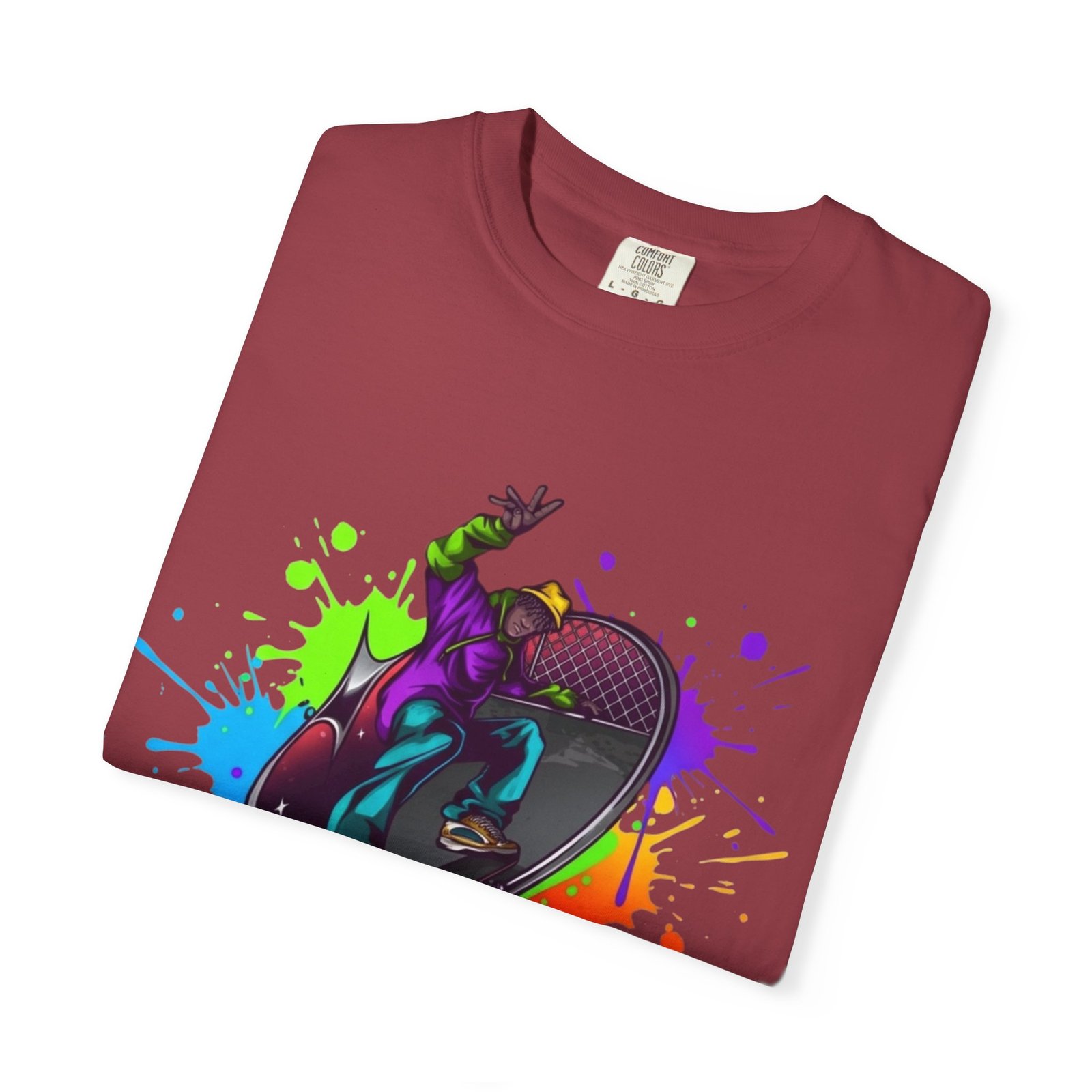 T-Shirt — 'Pump Action Wear' Colorful DJ Turntable Graphic Tee - Image 51