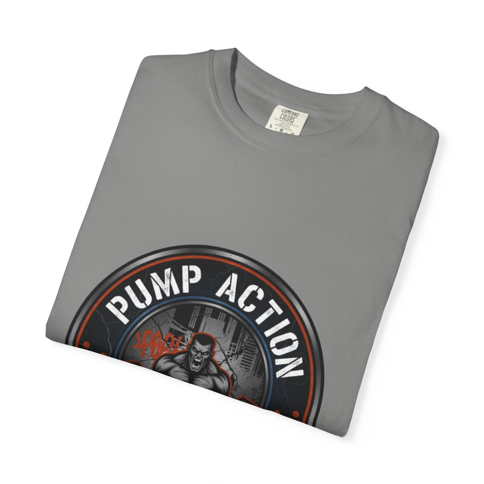 Gym T-Shirt — "Pump Action Wear" Muscle Weightlifting Tee - Image 35