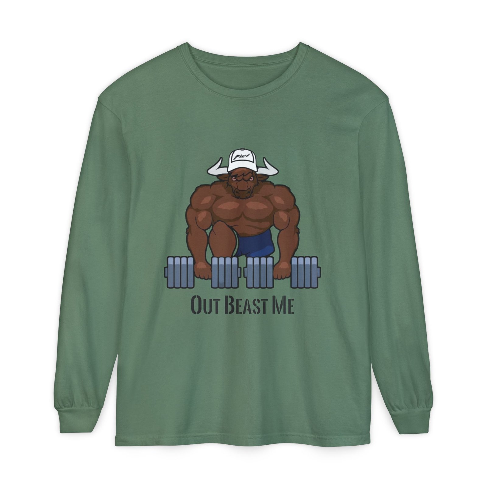 Out Beast Me Long Sleeve Shirt — Motivational Gym Tee - Image 49
