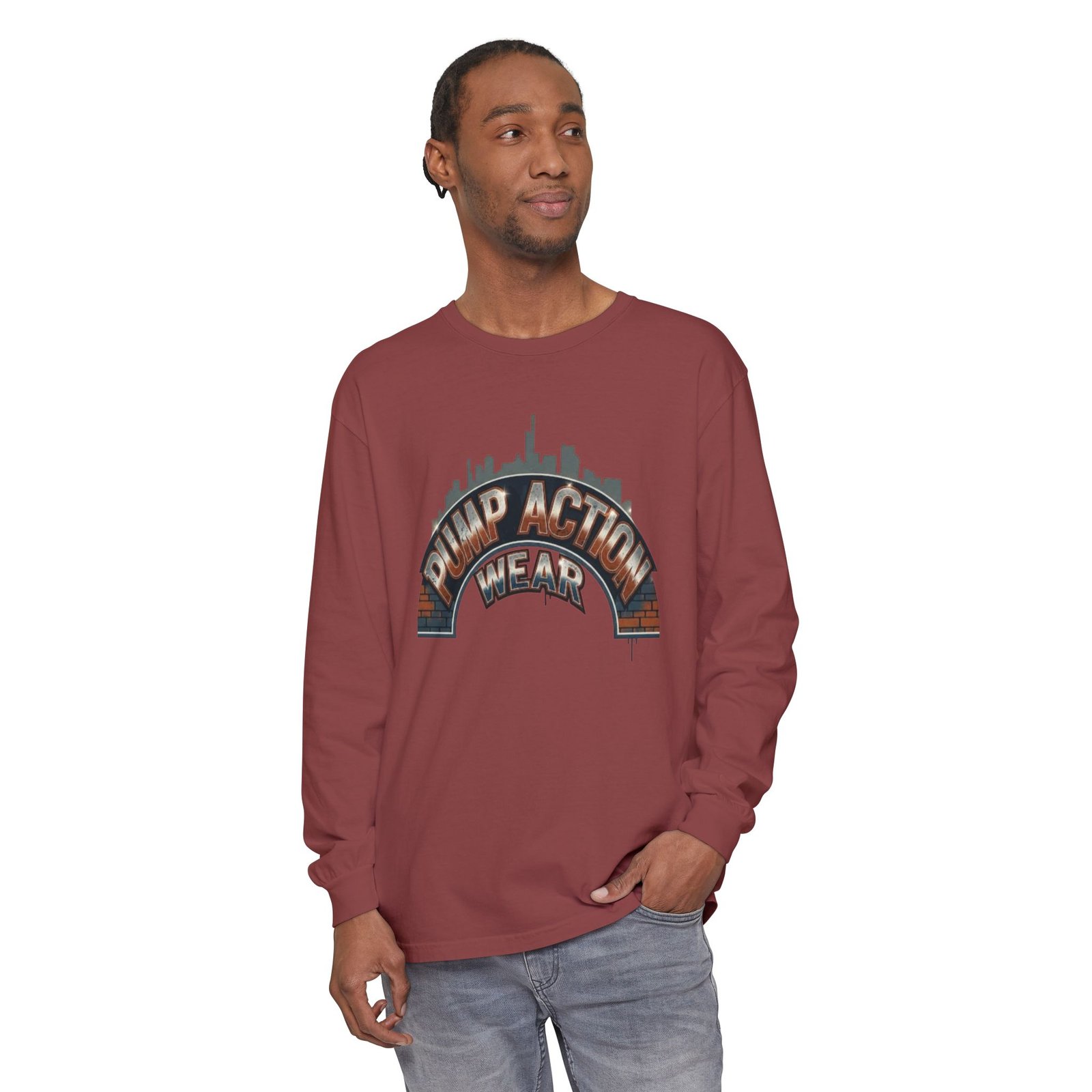 Pump Action Wear Skyline Long Sleeve Tee - Image 15