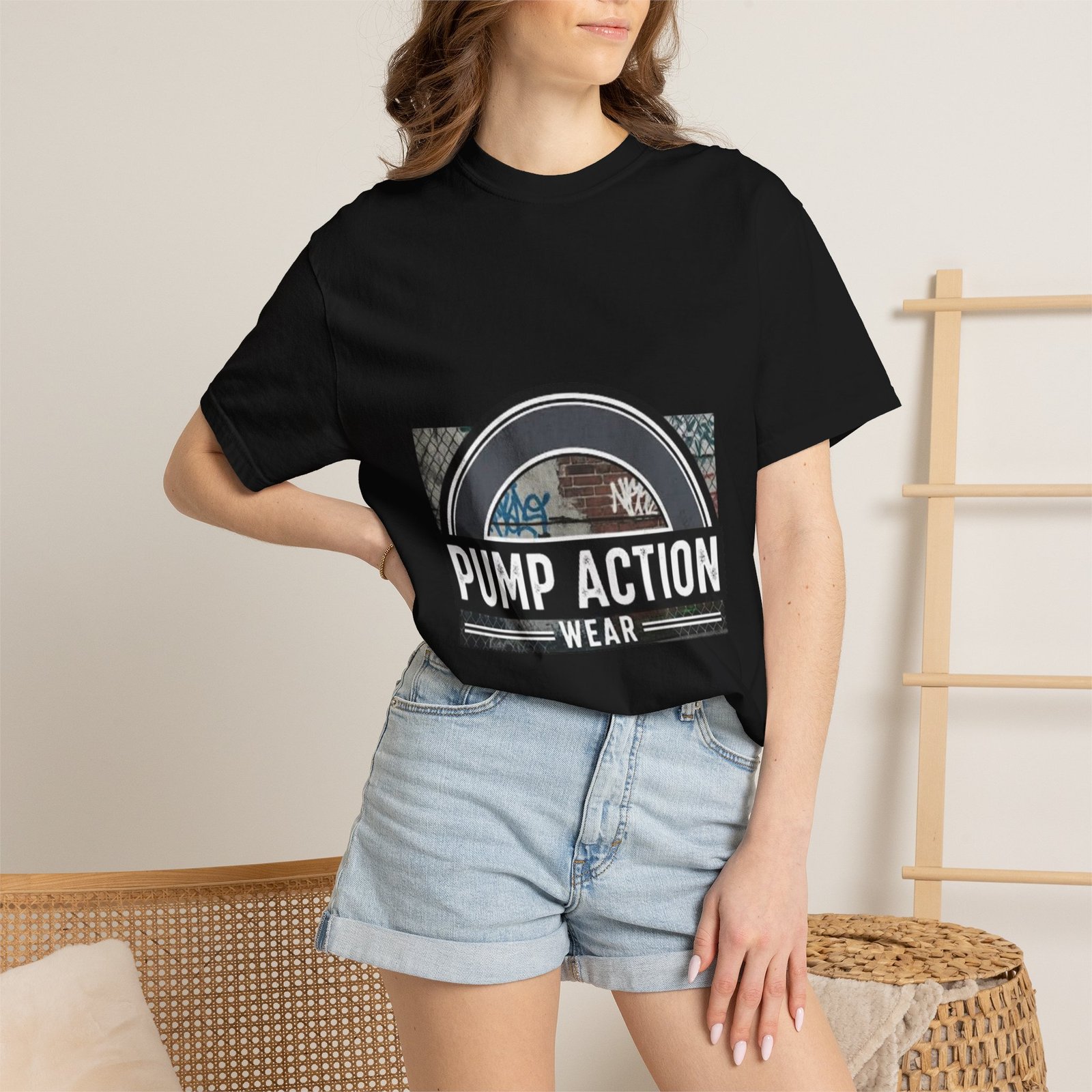 Pump Action Wear Graphic T-Shirt - Image 48