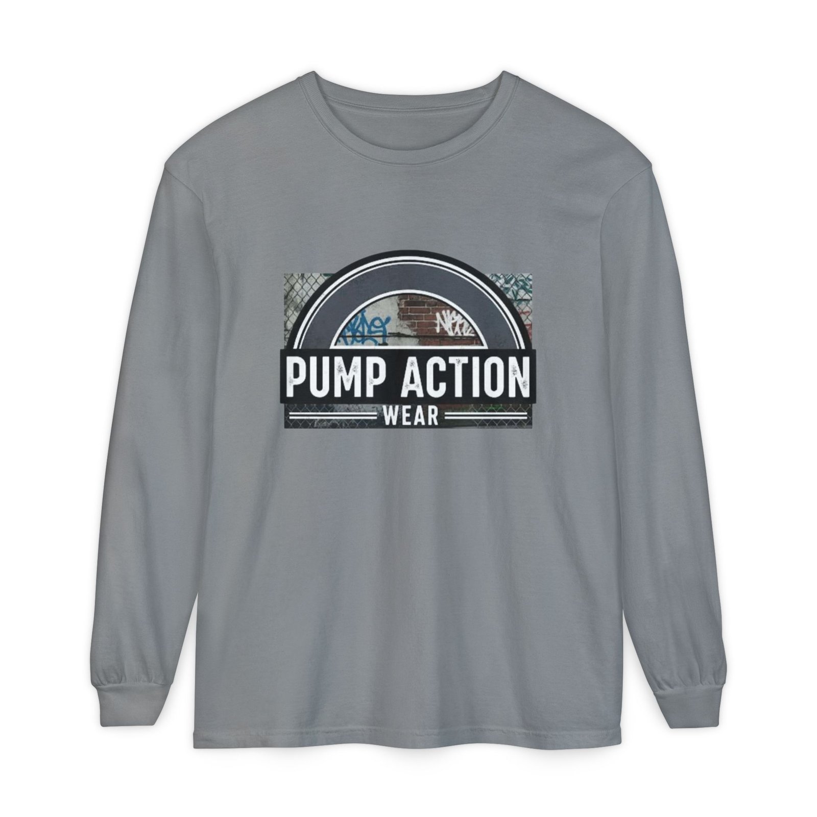 Pump Action Wear Long Sleeve Tee — Vintage Fuel Pump Logo Shirt - Image 41