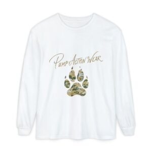 Pump Action Wear Camo Paw Long Sleeve Tee