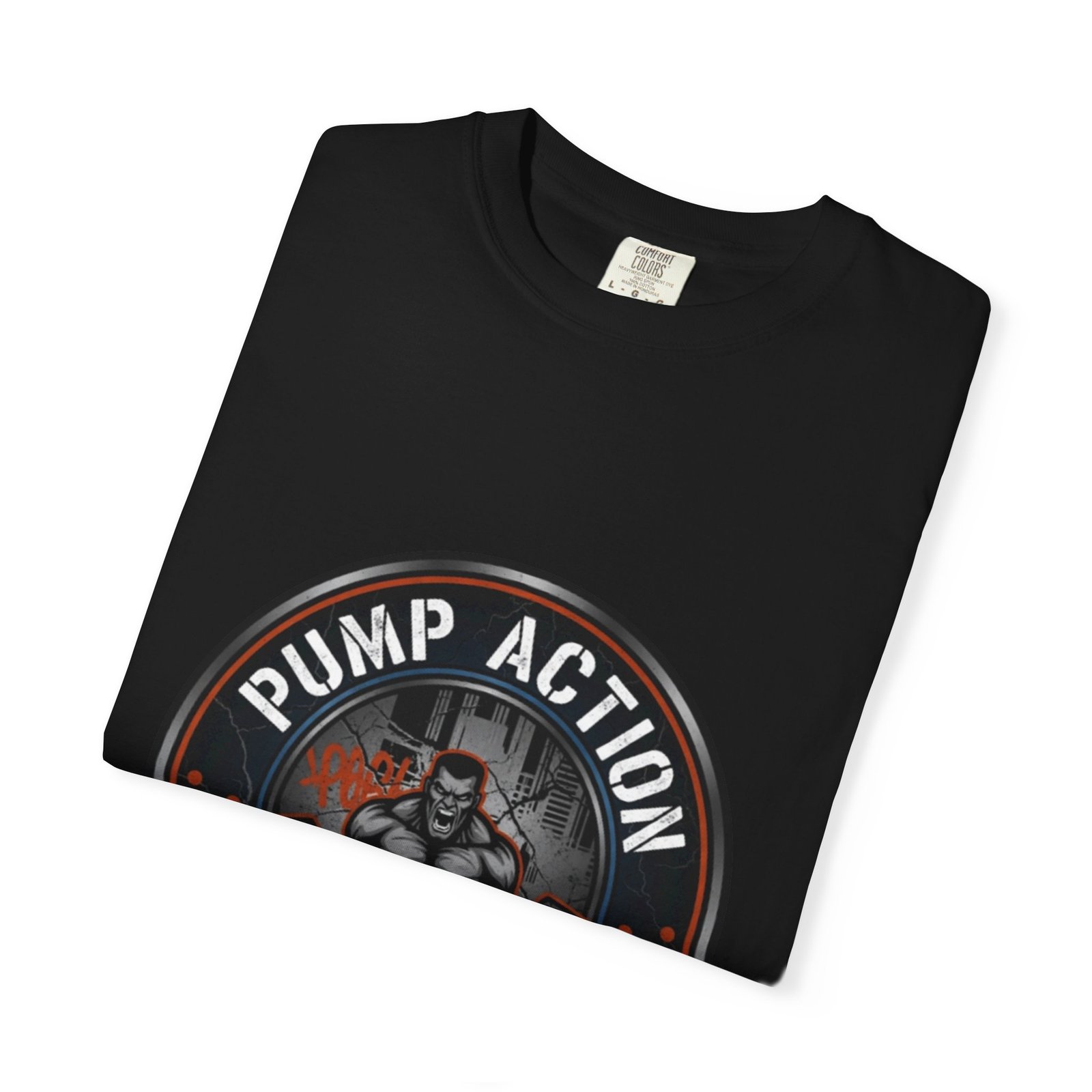 Gym T-Shirt — "Pump Action Wear" Muscle Weightlifting Tee - Image 47