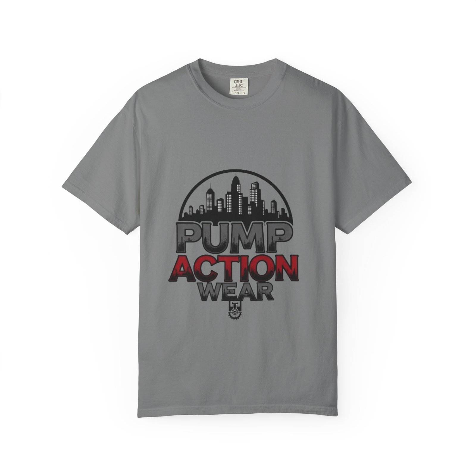 Pump Action Wear Skyline T-Shirt — Urban Streetwear Graphic Tee - Image 21