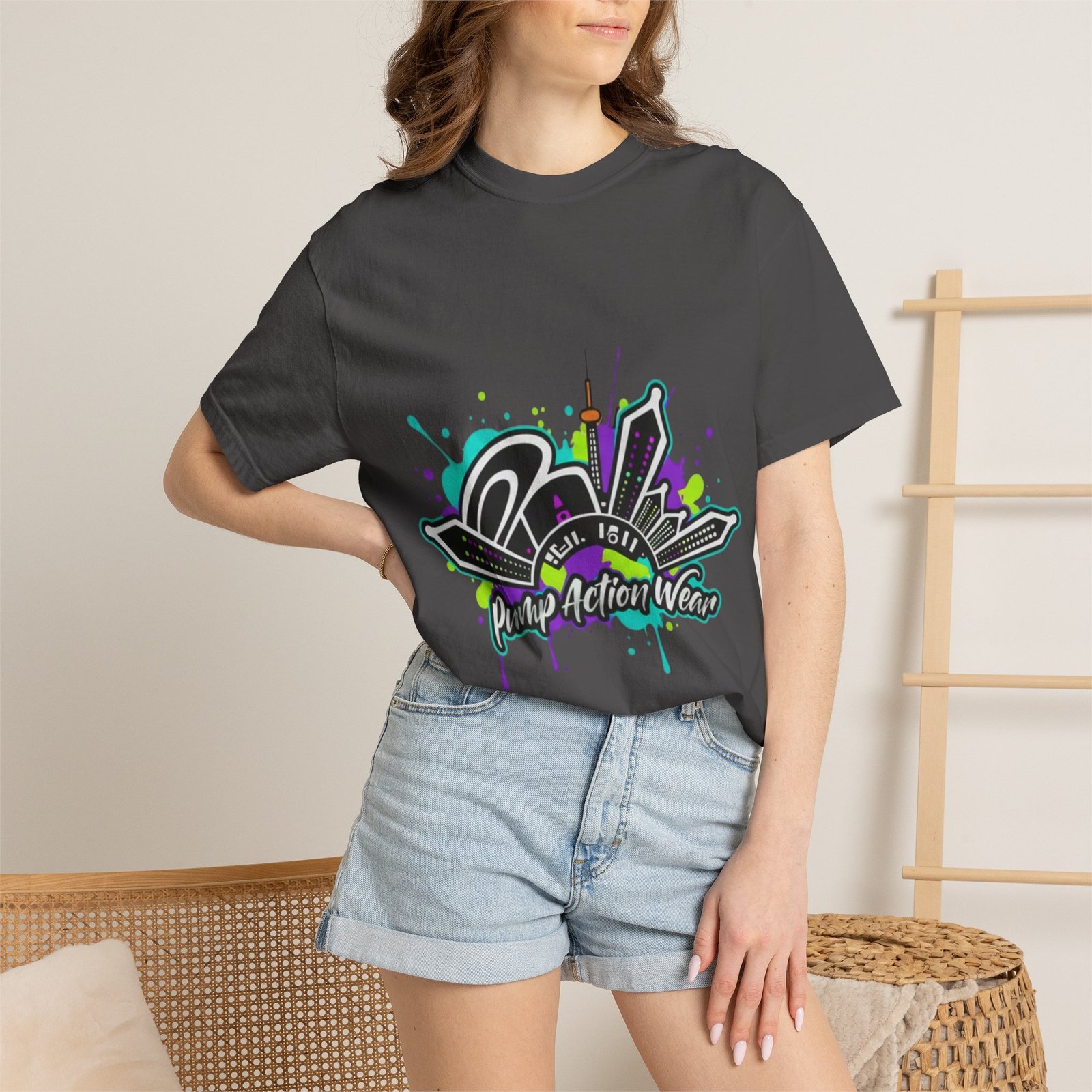 Graffiti City “Pimp-Action Wear” Graphic T-Shirt - Image 44