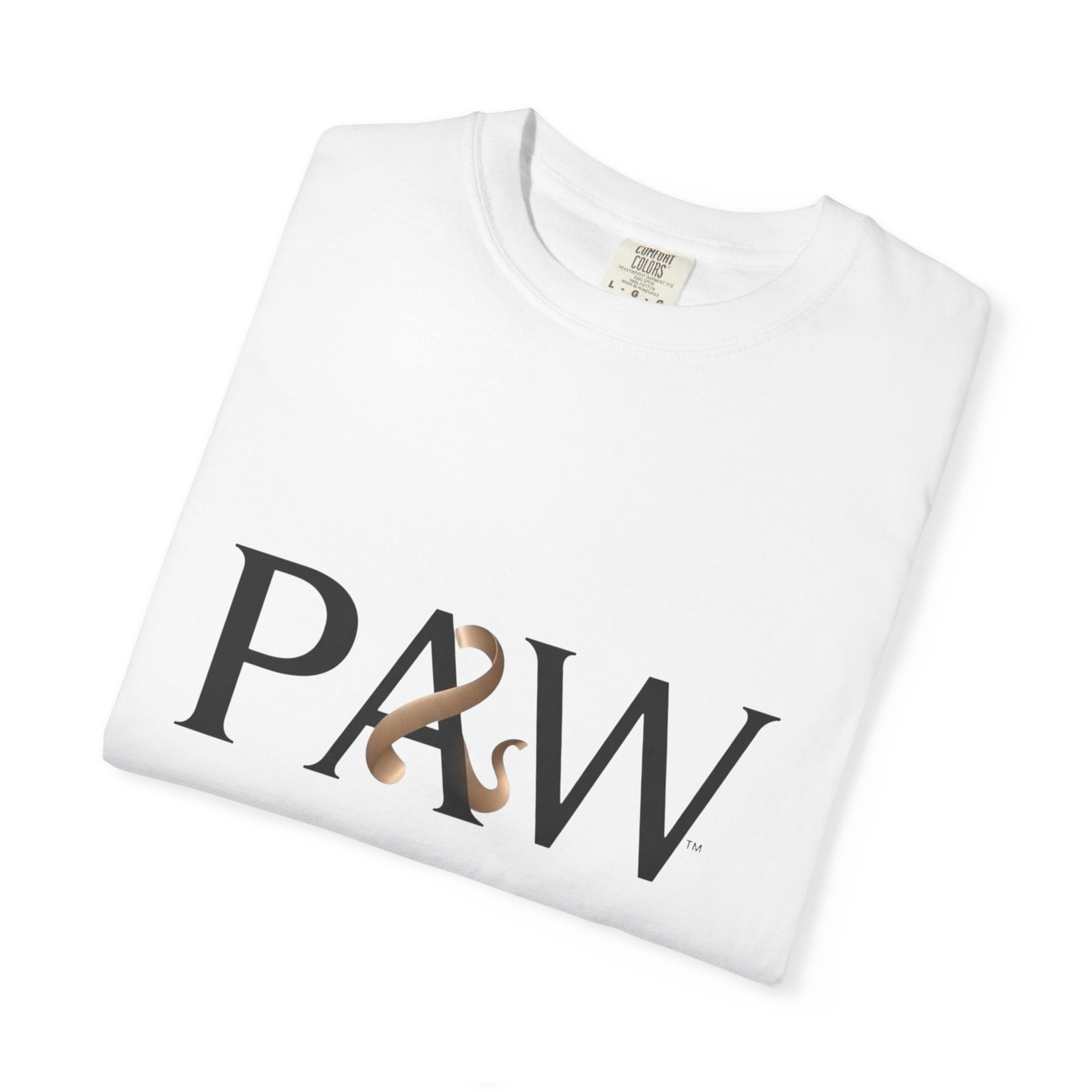 PAW Graphic T-Shirt — Stylish Animal Print Ampersand Tee for Pet Lovers - Image 3