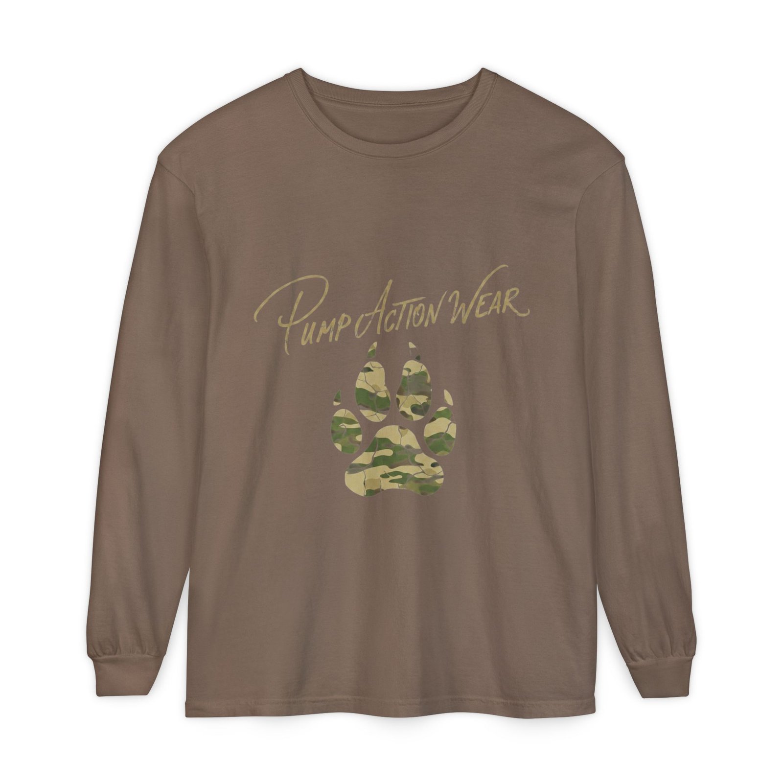 Pump Action Wear Camo Paw Long Sleeve Tee - Image 25