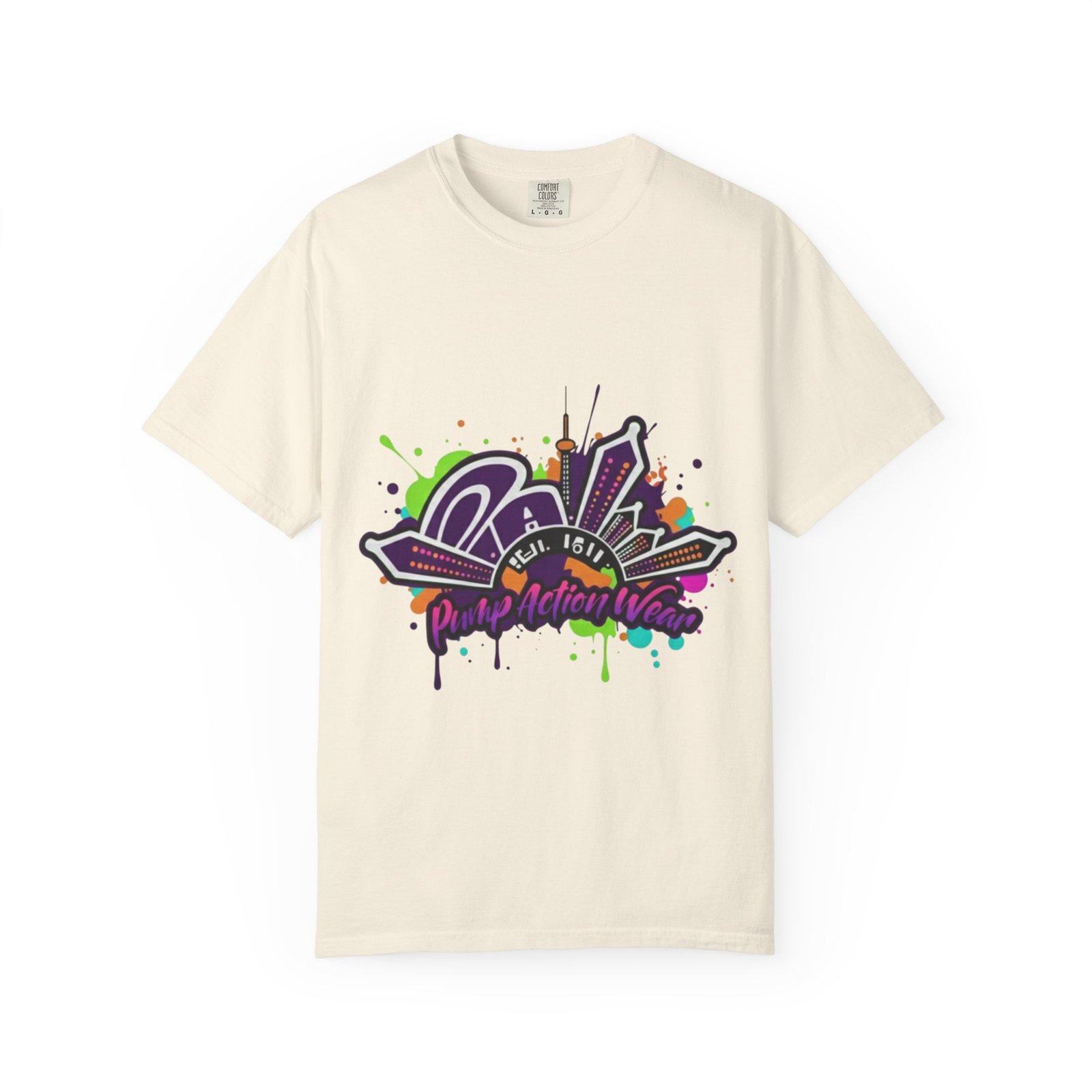 T-Shirt — Retro Graffiti 'Party All Night' Graphic Tee - Image 9