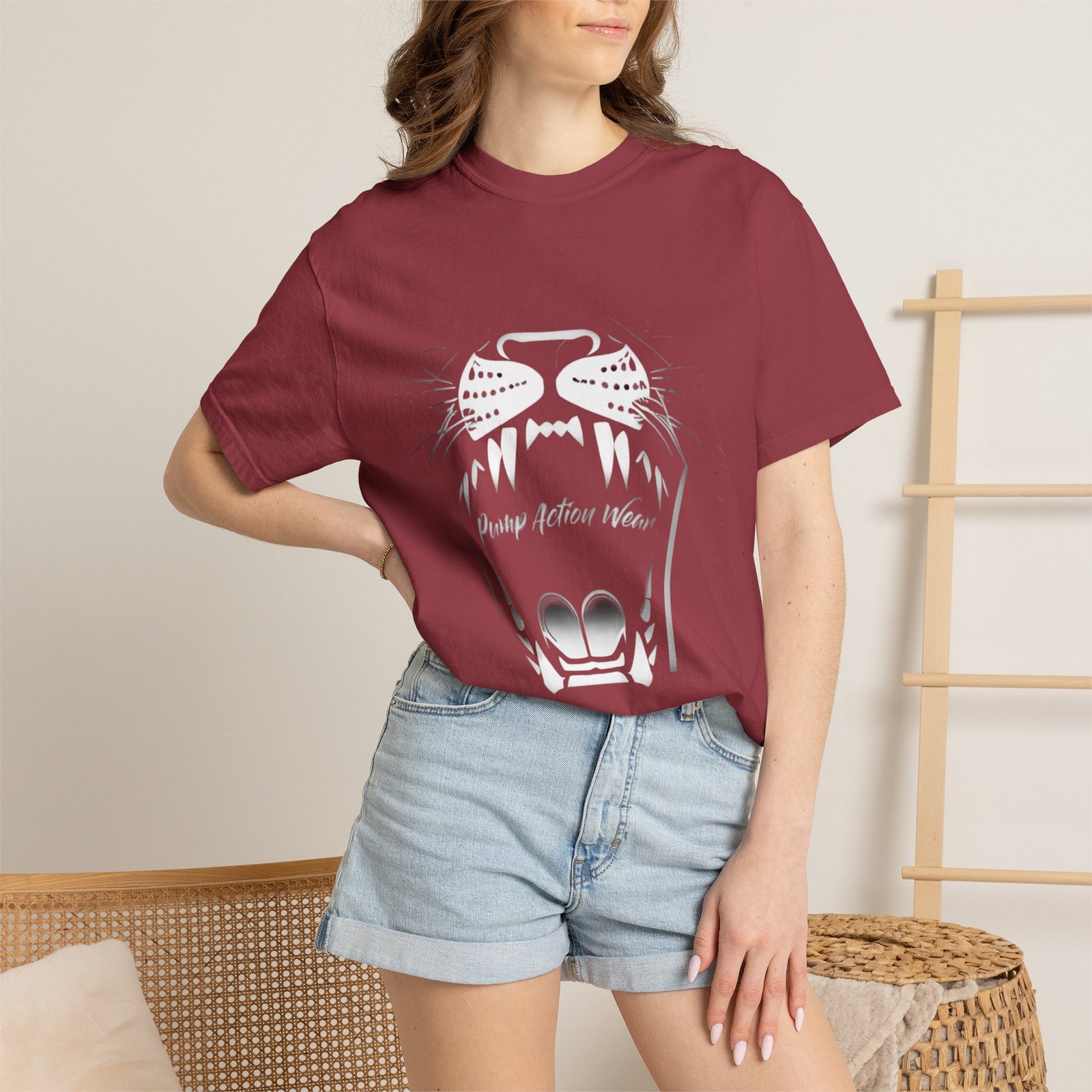 Cat Jaw Graphic T-Shirt — 'Please Afford Meow' Minimalist Cat Face Tee - Image 52