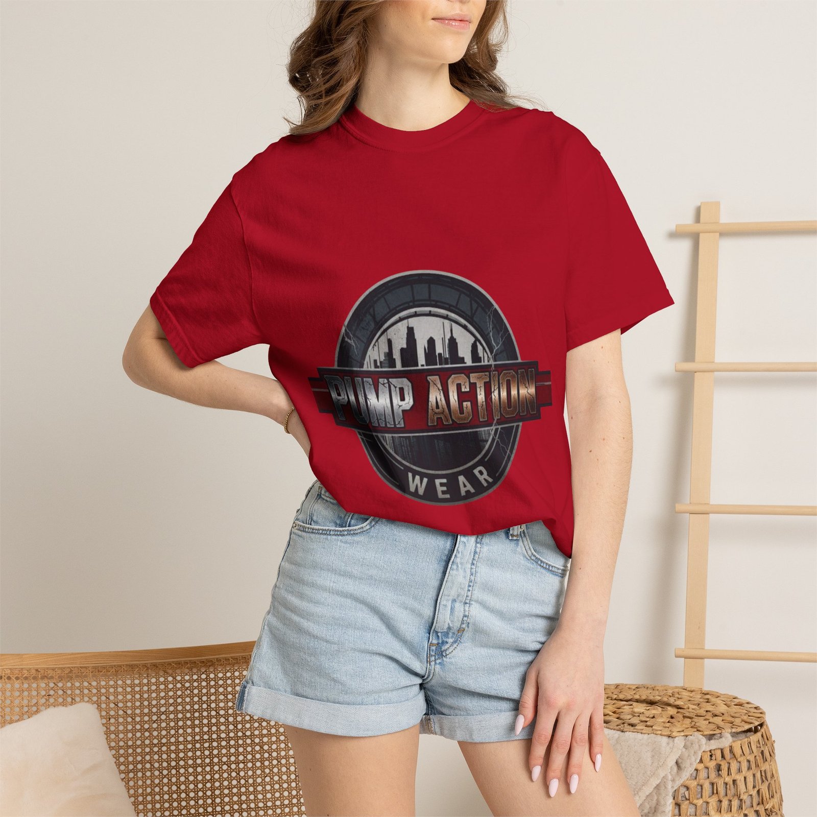 Pump Action Wear Logo T‑Shirt — Urban Fitness Gym Tee - Image 56