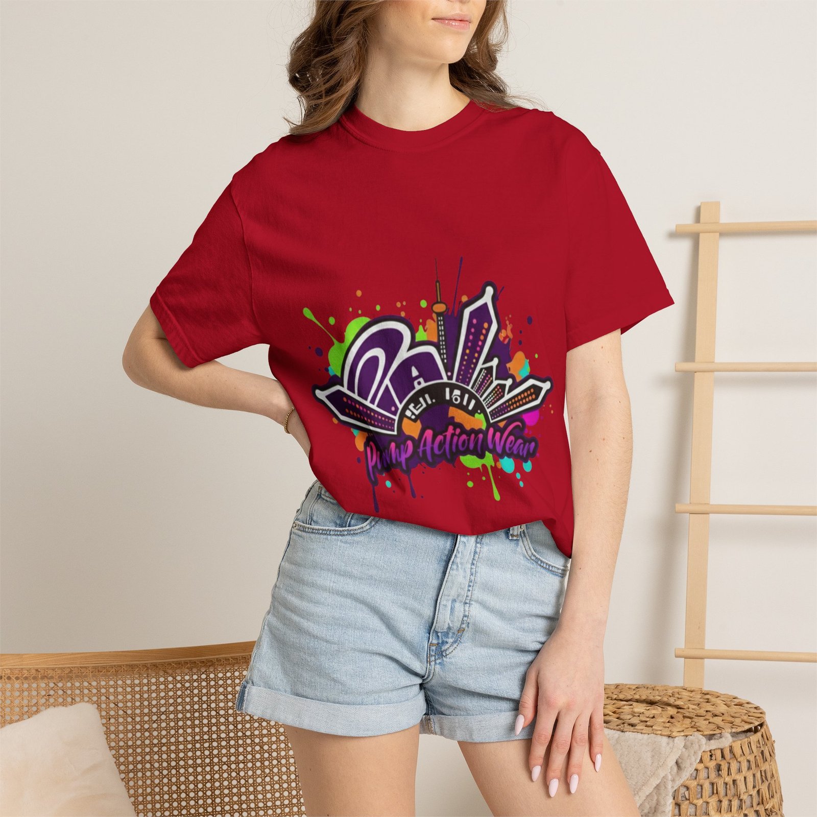 T-Shirt — Retro Graffiti 'Party All Night' Graphic Tee - Image 52