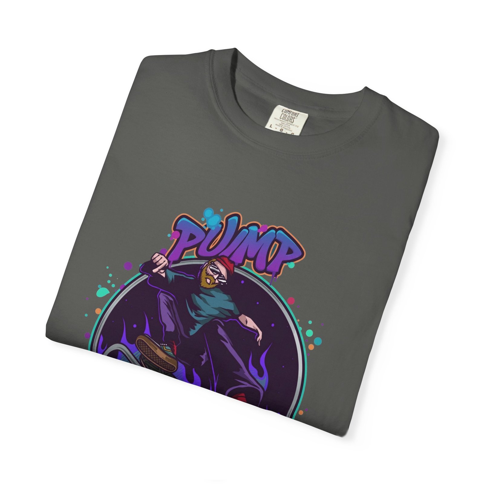 Skate Grim Reaper "Pump Funpaction" Graphic T-Shirt - Image 19