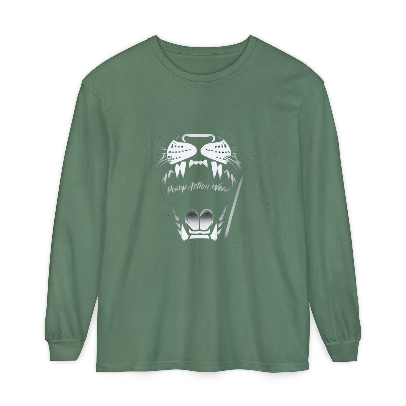 Long Sleeve T‑Shirt — Minimal Tiger Face Graphic - Image 49