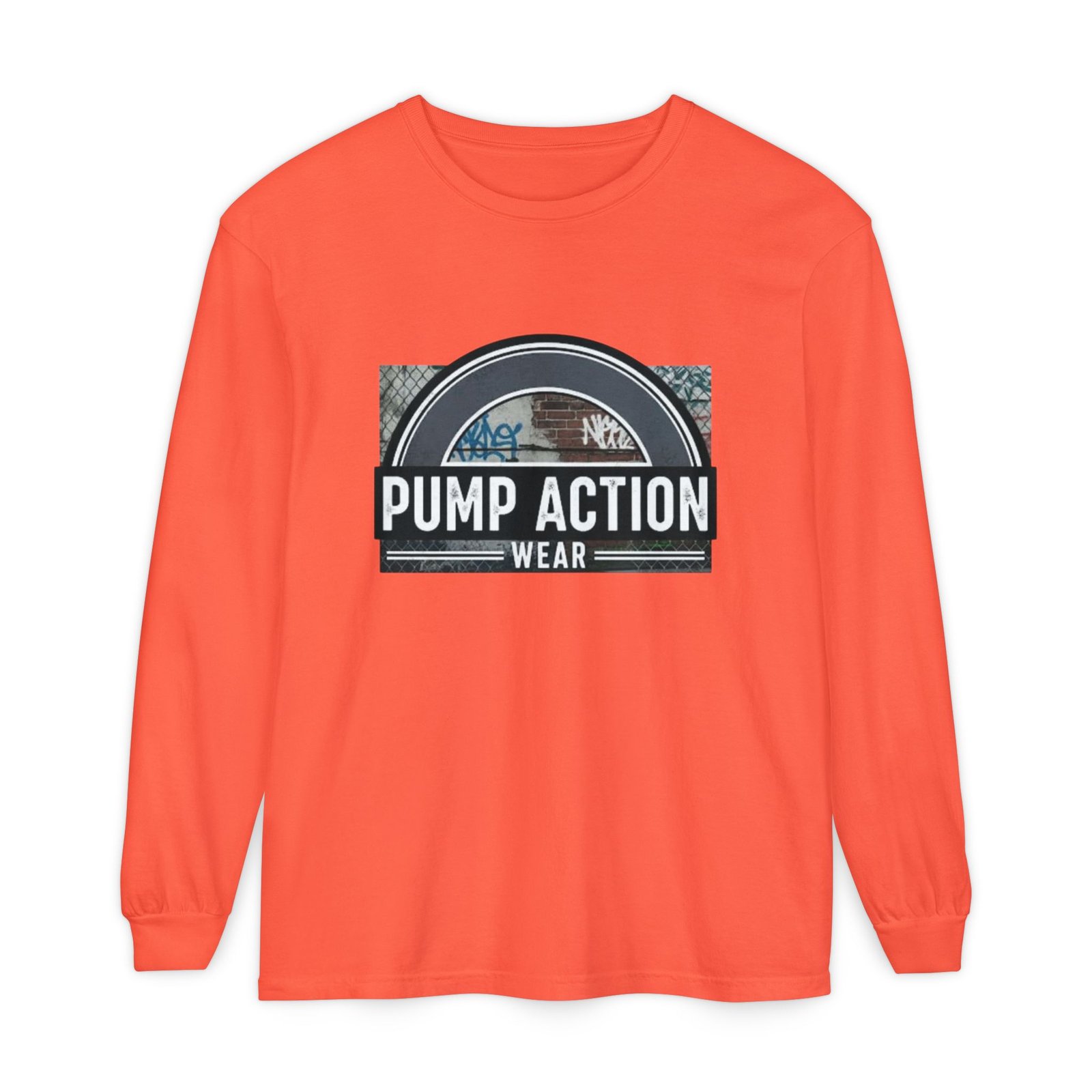 Pump Action Wear Long Sleeve Tee — Vintage Fuel Pump Logo Shirt - Image 9