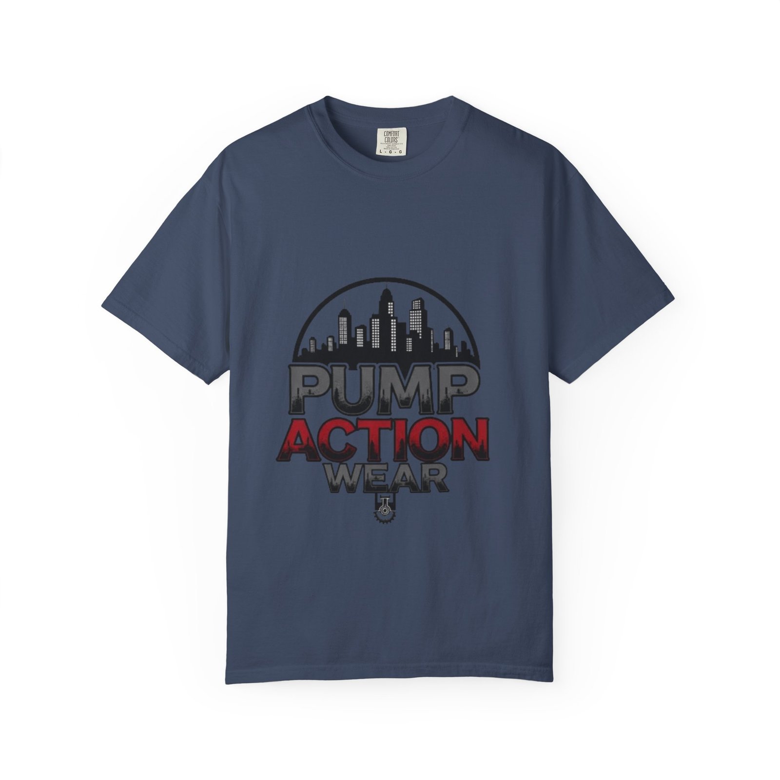 Pump Action Wear Skyline T-Shirt — Urban Streetwear Graphic Tee - Image 37