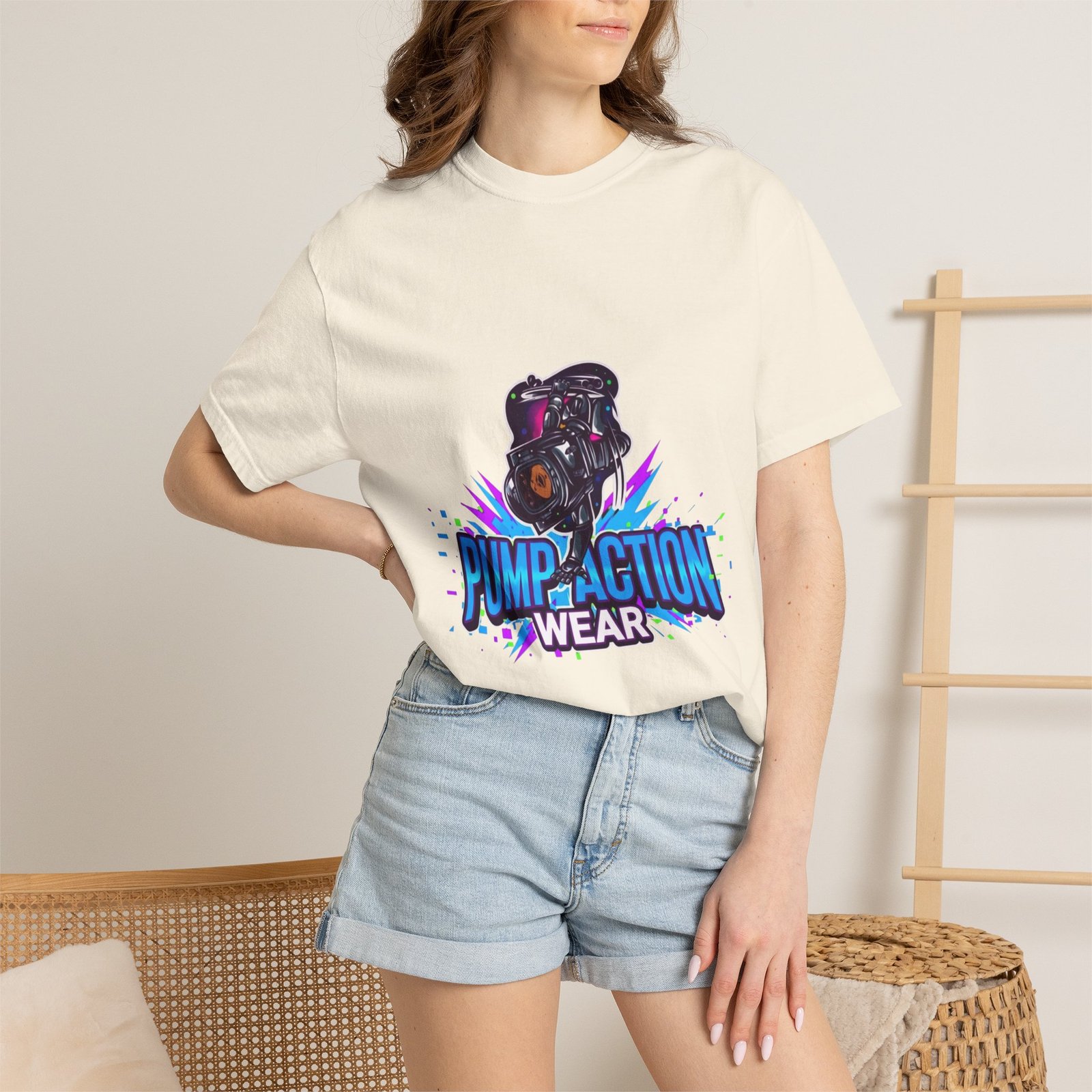 Pump Action Wear T-Shirt — Retro Gamer Streetwear Graphic Tee - Image 12