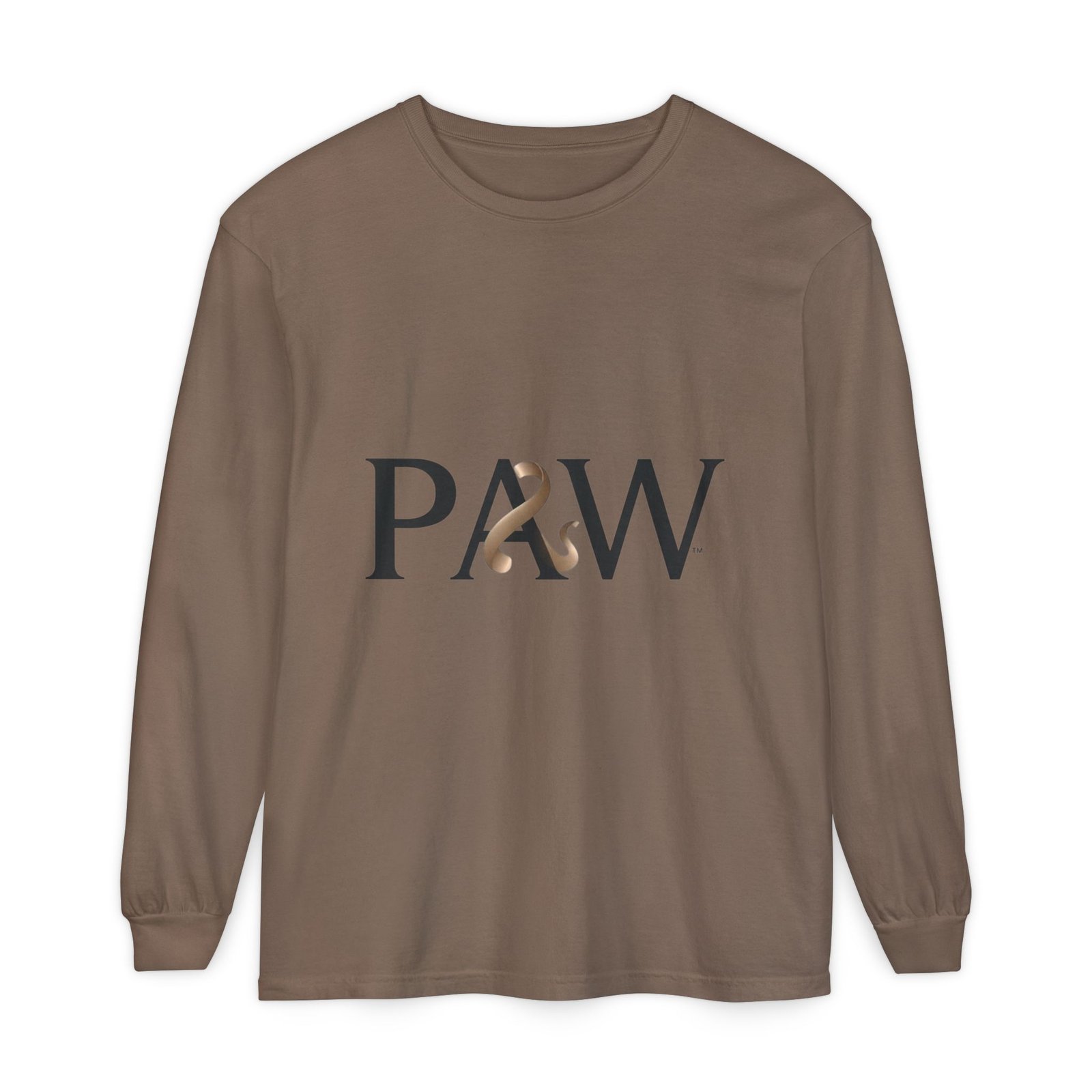 PAW Ampersand Long Sleeve Tee — Minimal Pet Lover Graphic Shirt - Image 25