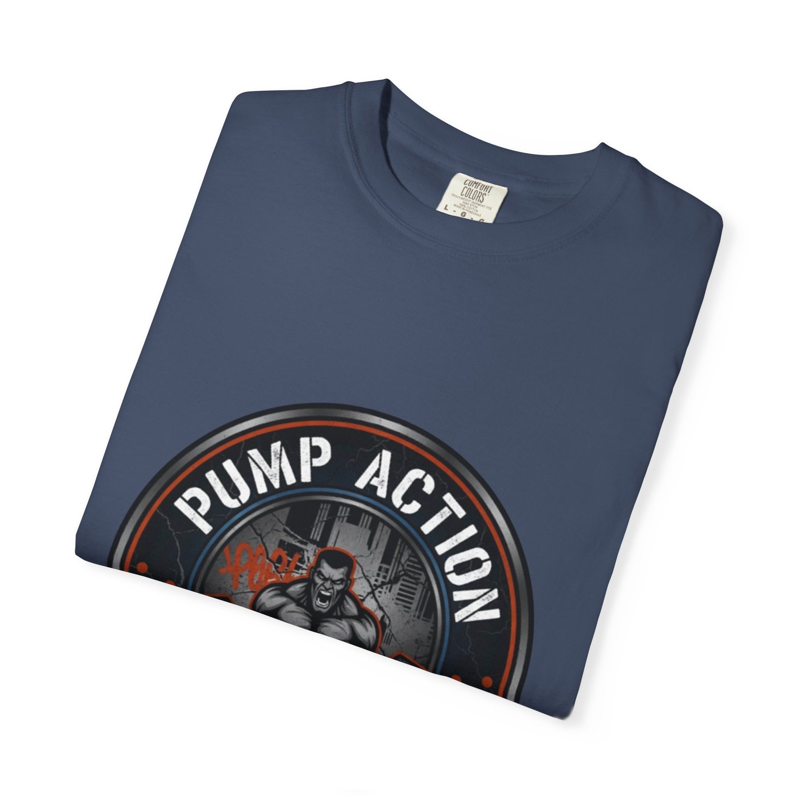 Gym T-Shirt — "Pump Action Wear" Muscle Weightlifting Tee - Image 39