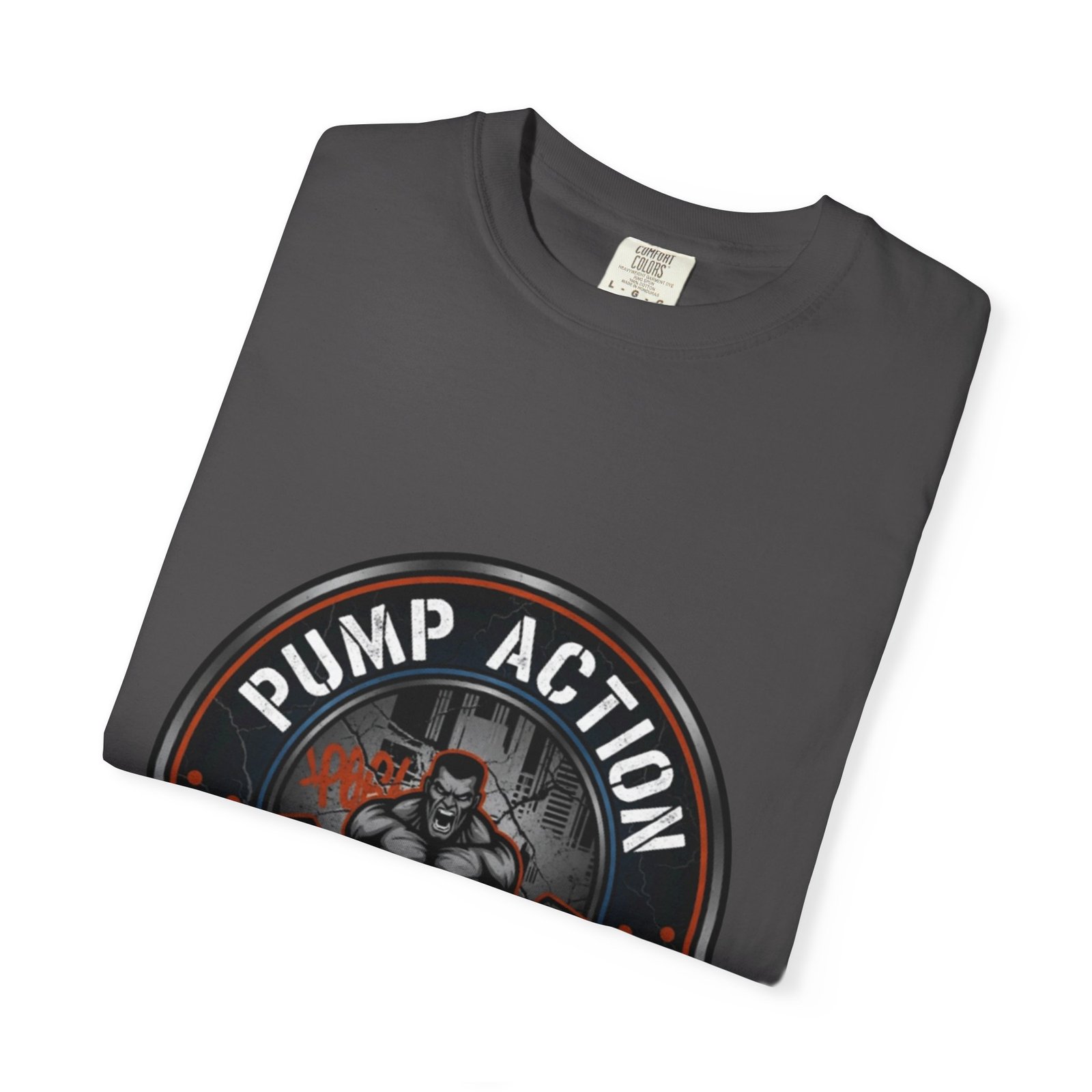 Gym T-Shirt — "Pump Action Wear" Muscle Weightlifting Tee - Image 43